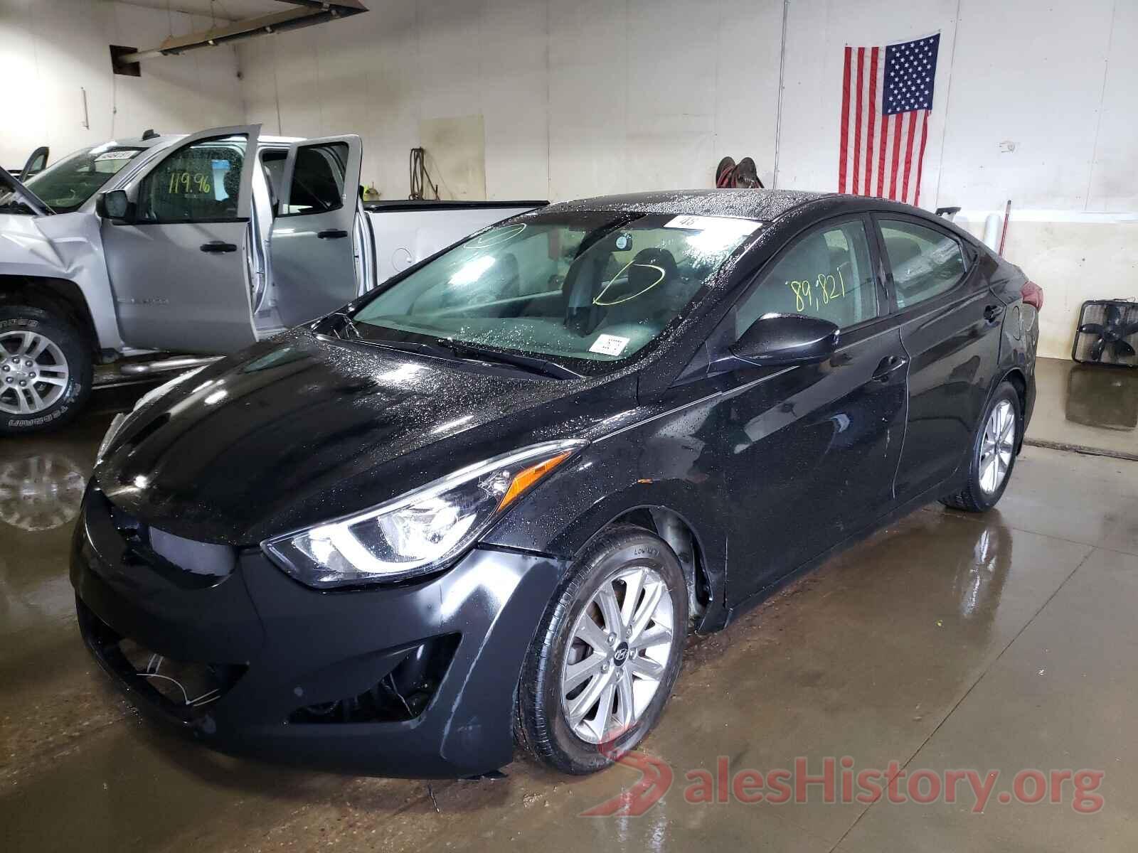 5NPDH4AEXGH661270 2016 HYUNDAI ELANTRA