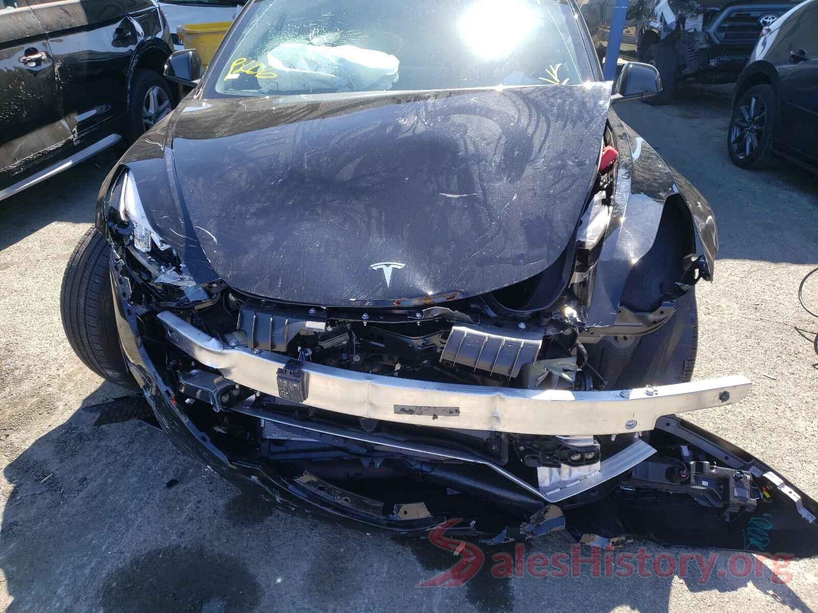 5YJ3E1EB5MF937237 2021 TESLA MODEL 3