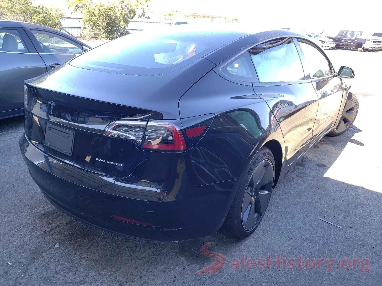 5YJ3E1EB5MF937237 2021 TESLA MODEL 3