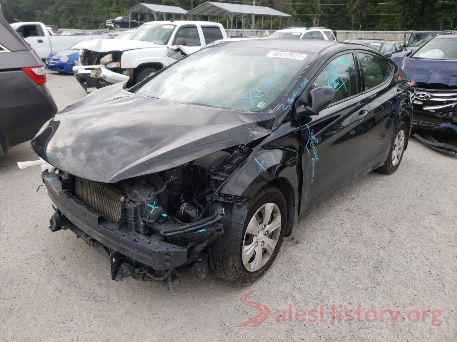 5NPDH4AE8GH781438 2016 HYUNDAI ELANTRA