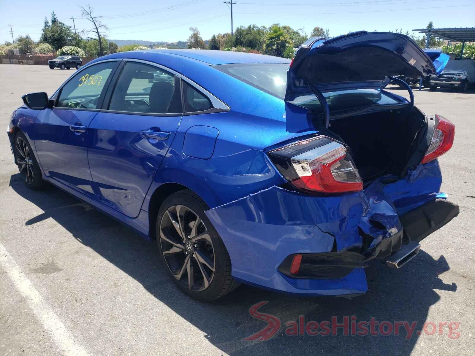 19XFC2F87KE206470 2019 HONDA CIVIC