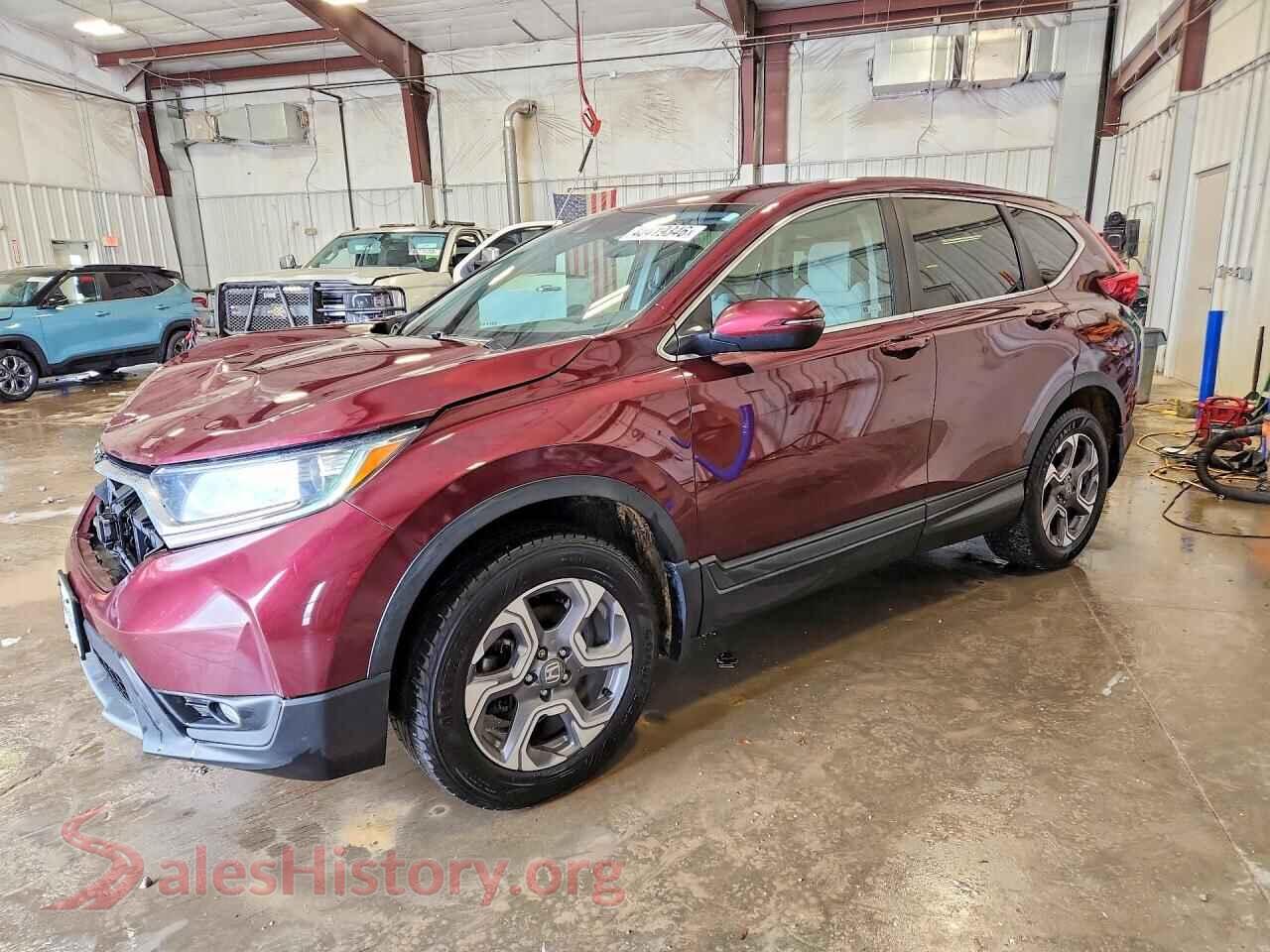 2019 HONDA CRV VIN 7FARW2H57KE021048, auction photo