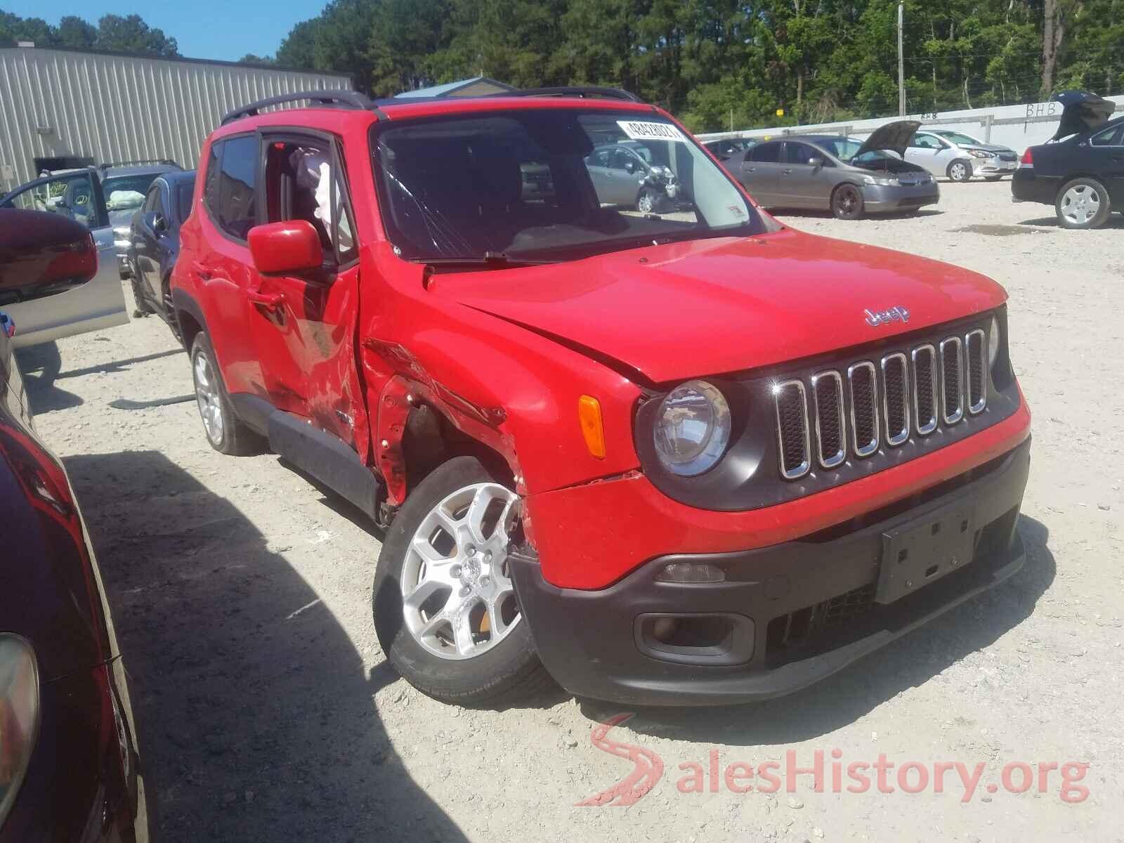 ZACCJBBT0GPD99087 2016 JEEP RENEGADE