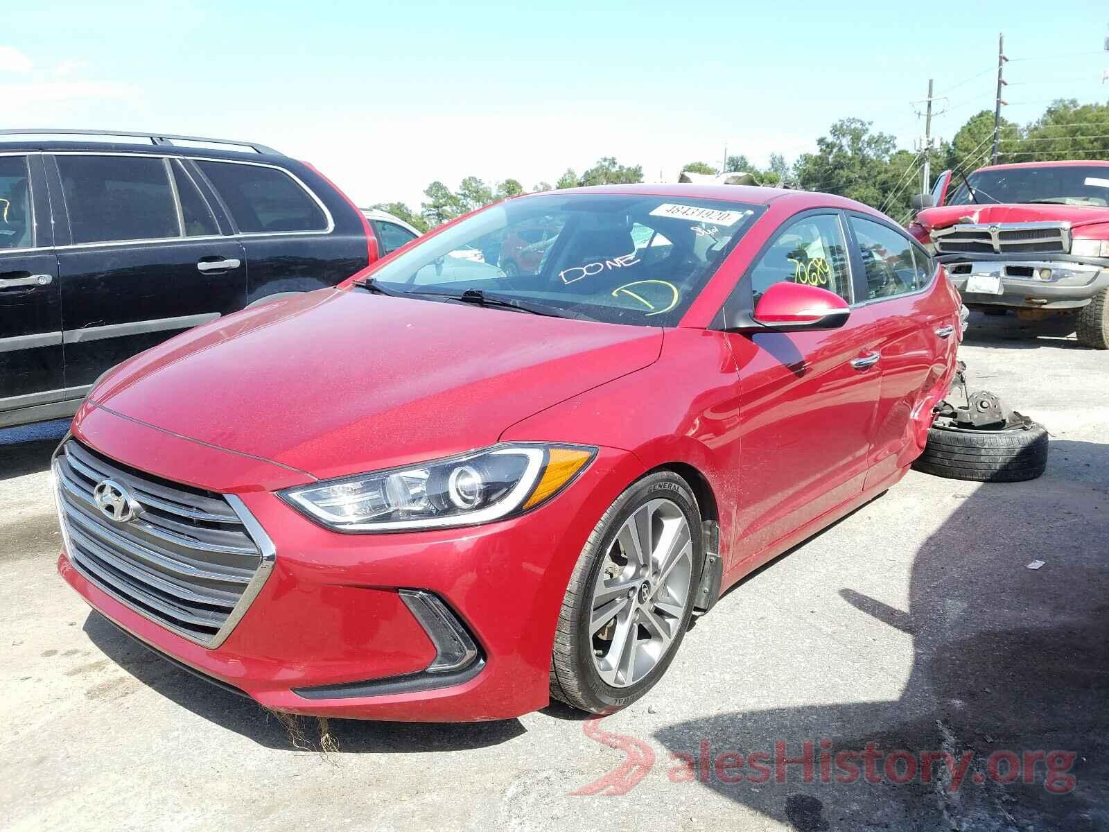 KMHD84LF8HU076065 2017 HYUNDAI ELANTRA