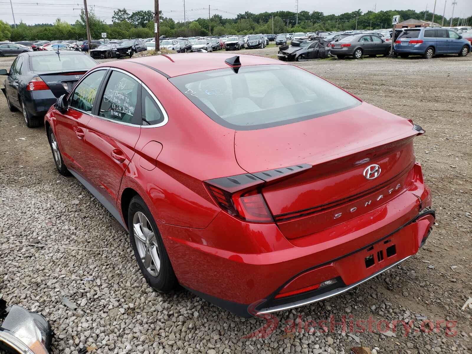 5NPEG4JA6MH124007 2021 HYUNDAI SONATA