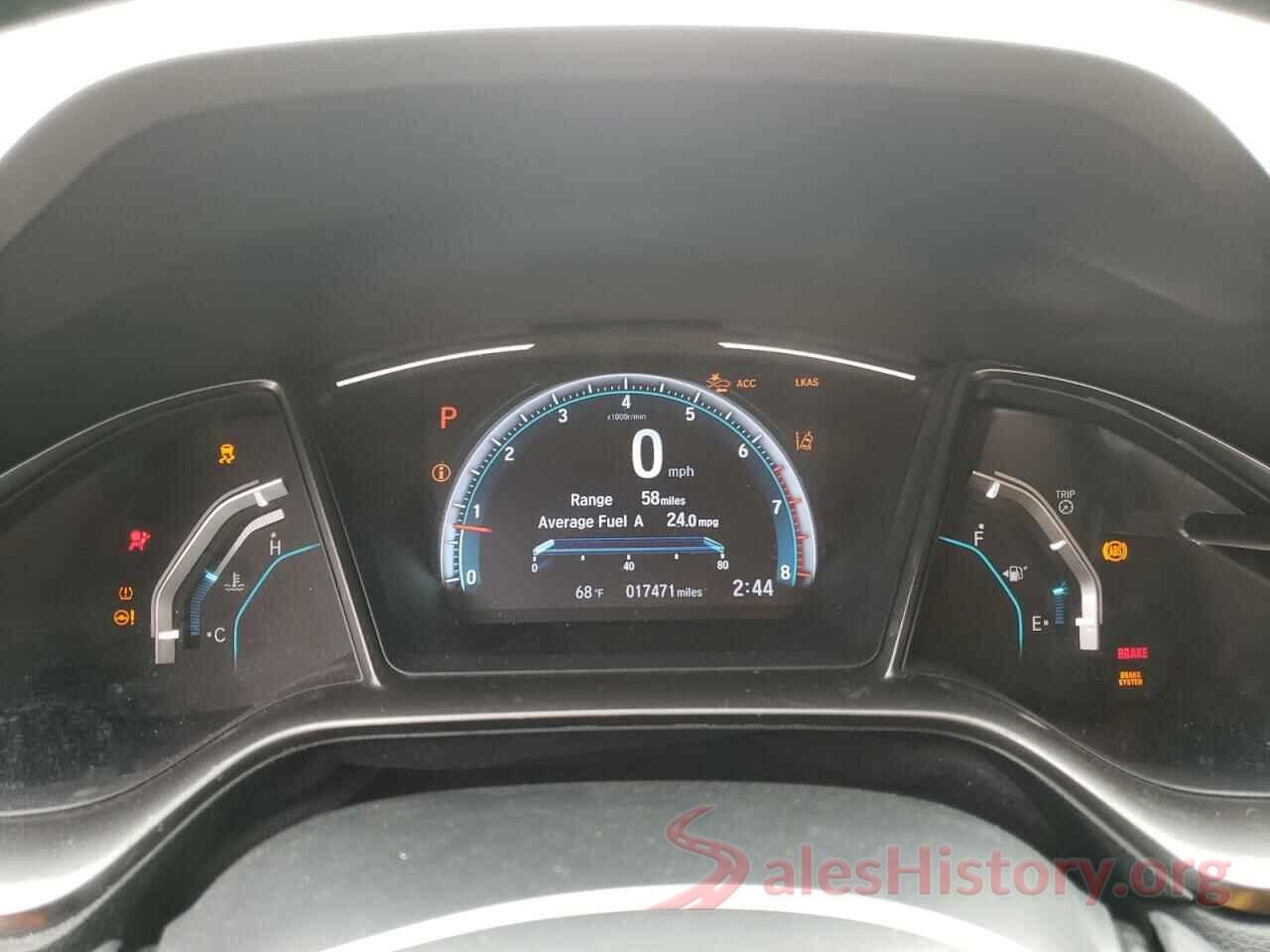 SHHFK7H6XKU222375 2019 HONDA CIVIC