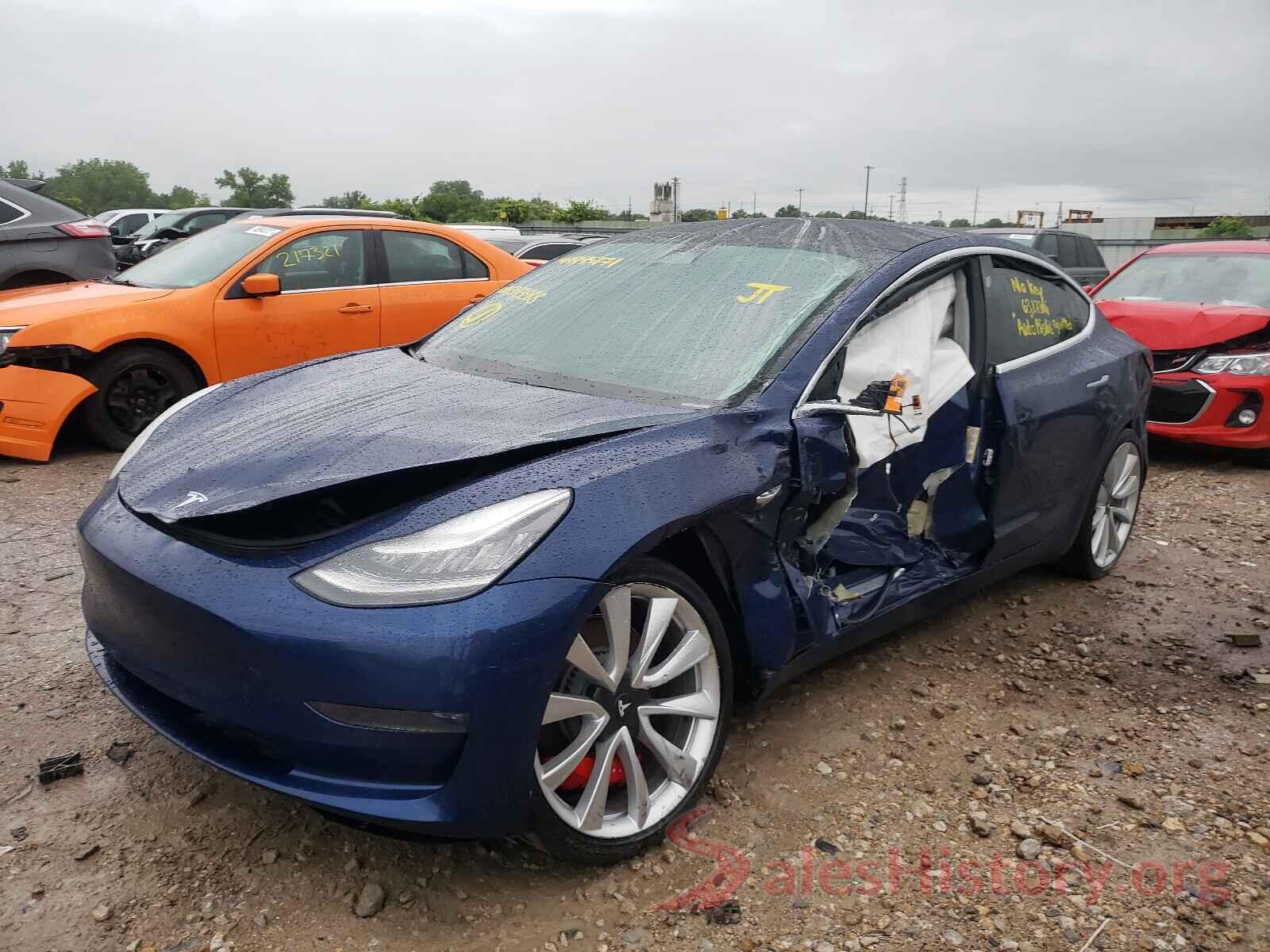 5YJ3E1EB3KF393088 2019 TESLA MODEL 3