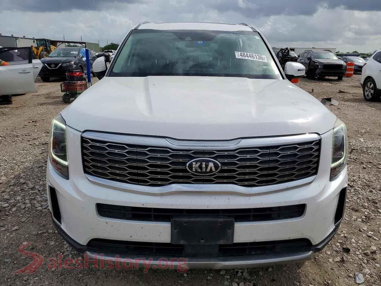 2020 KIA TELLURIDE VIN 5XYP64HC4LG003758, rear view