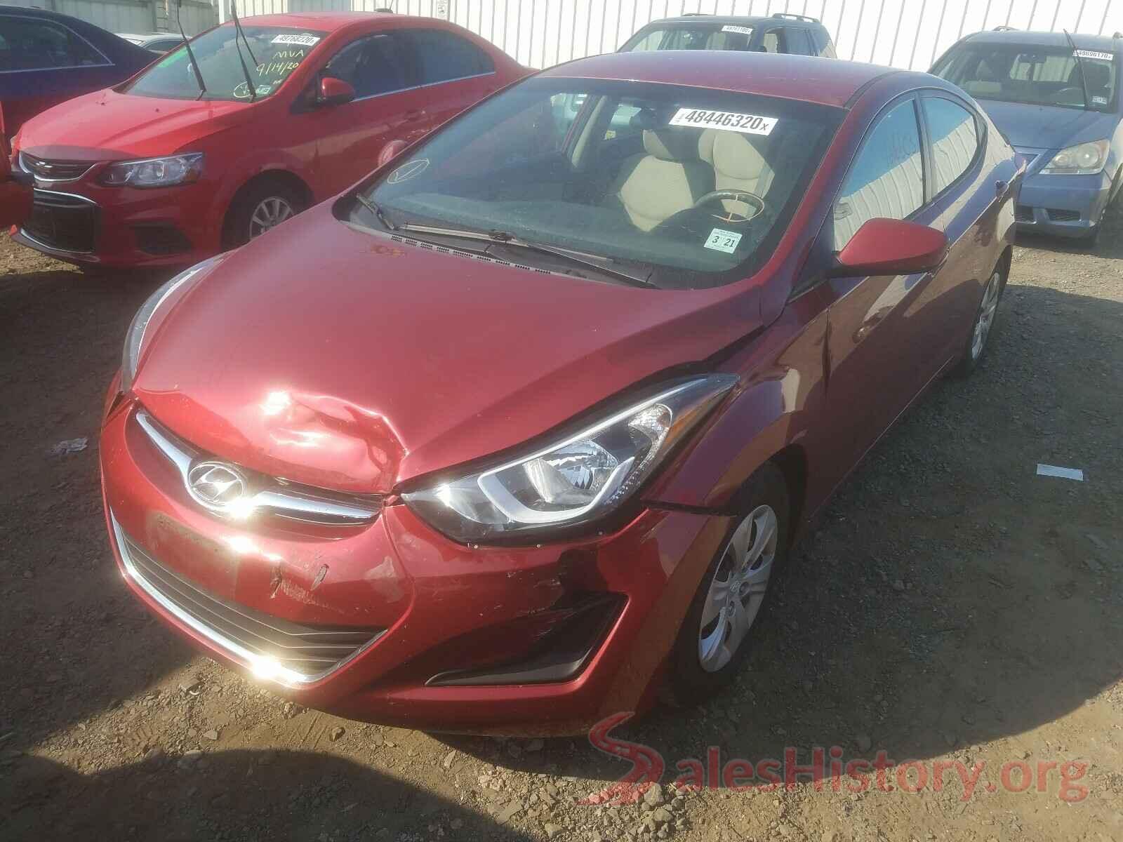 5NPDH4AE5GH798648 2016 HYUNDAI ELANTRA