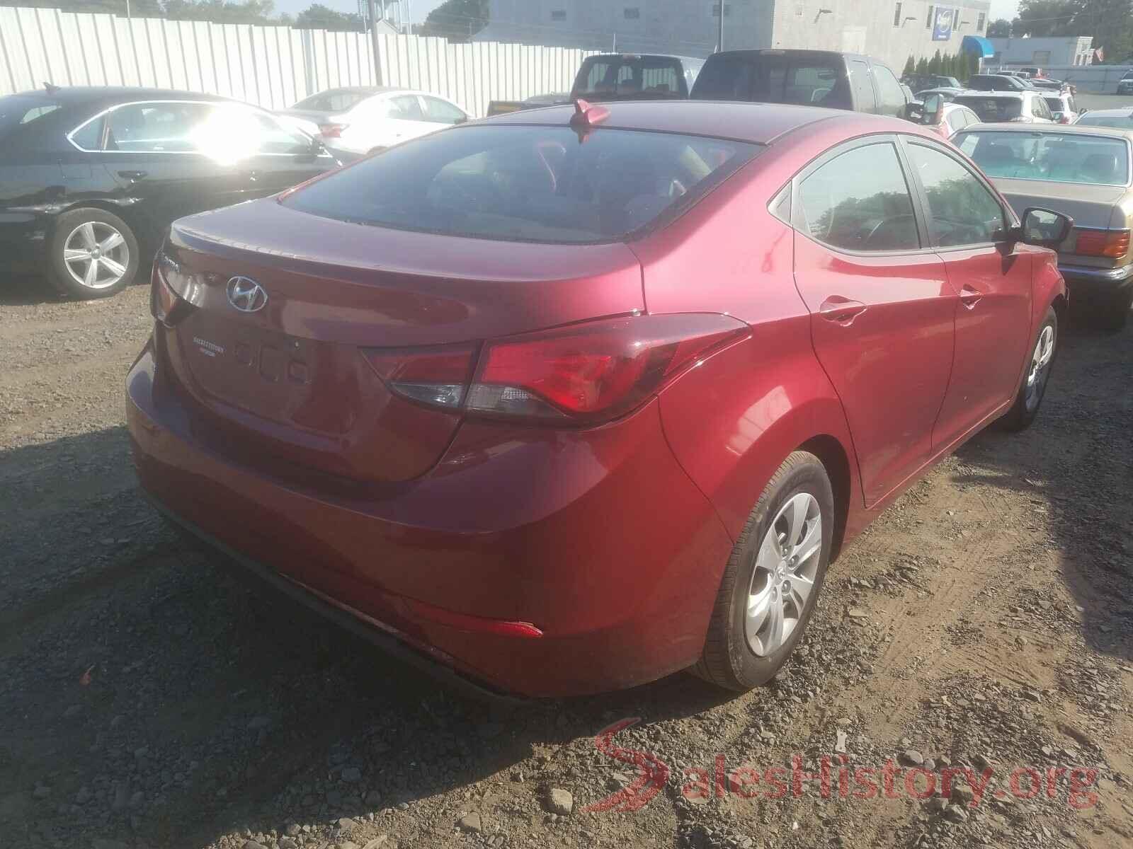 5NPDH4AE5GH798648 2016 HYUNDAI ELANTRA