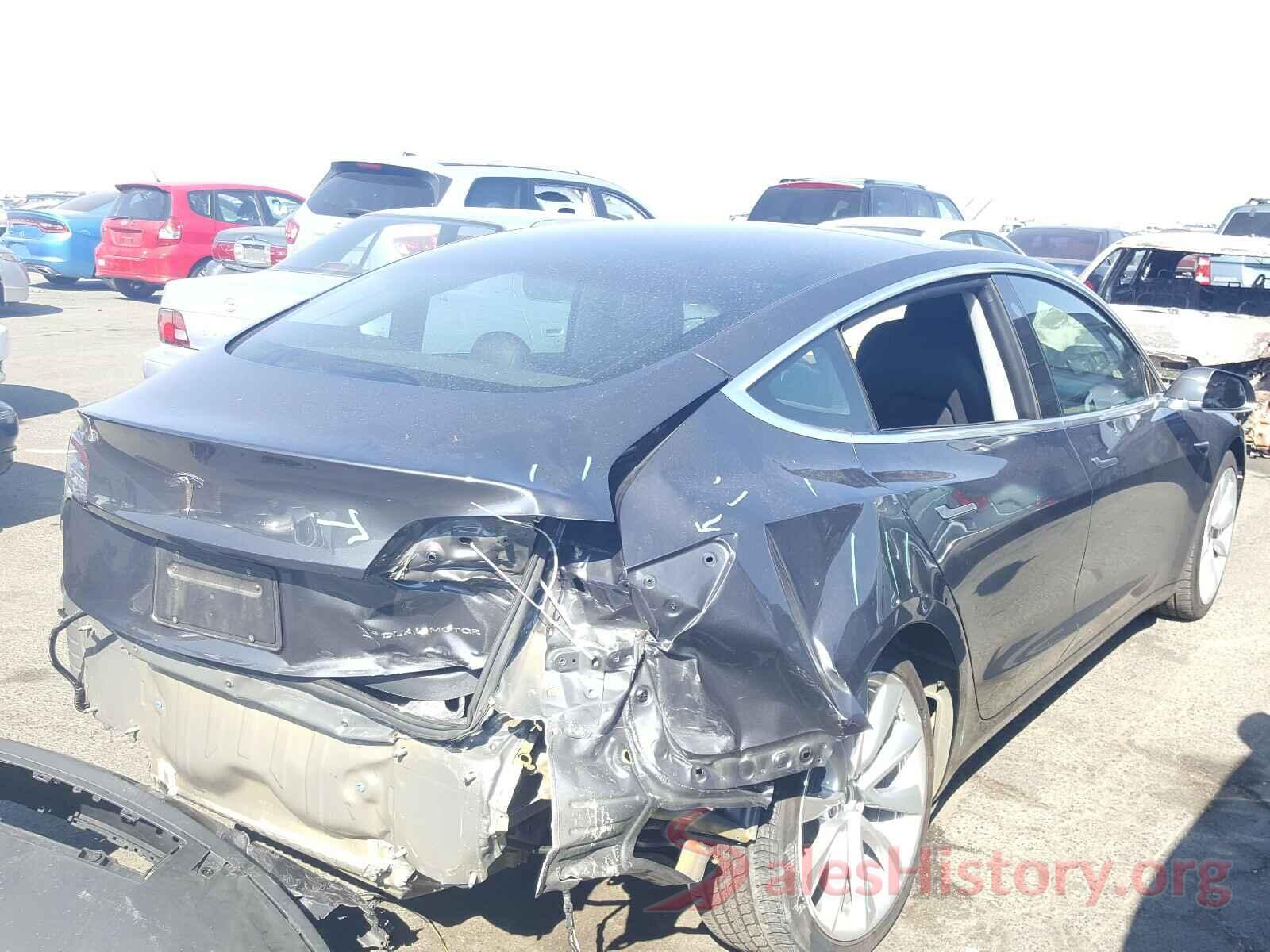 5YJ3E1EB8KF521597 2019 TESLA MODEL 3