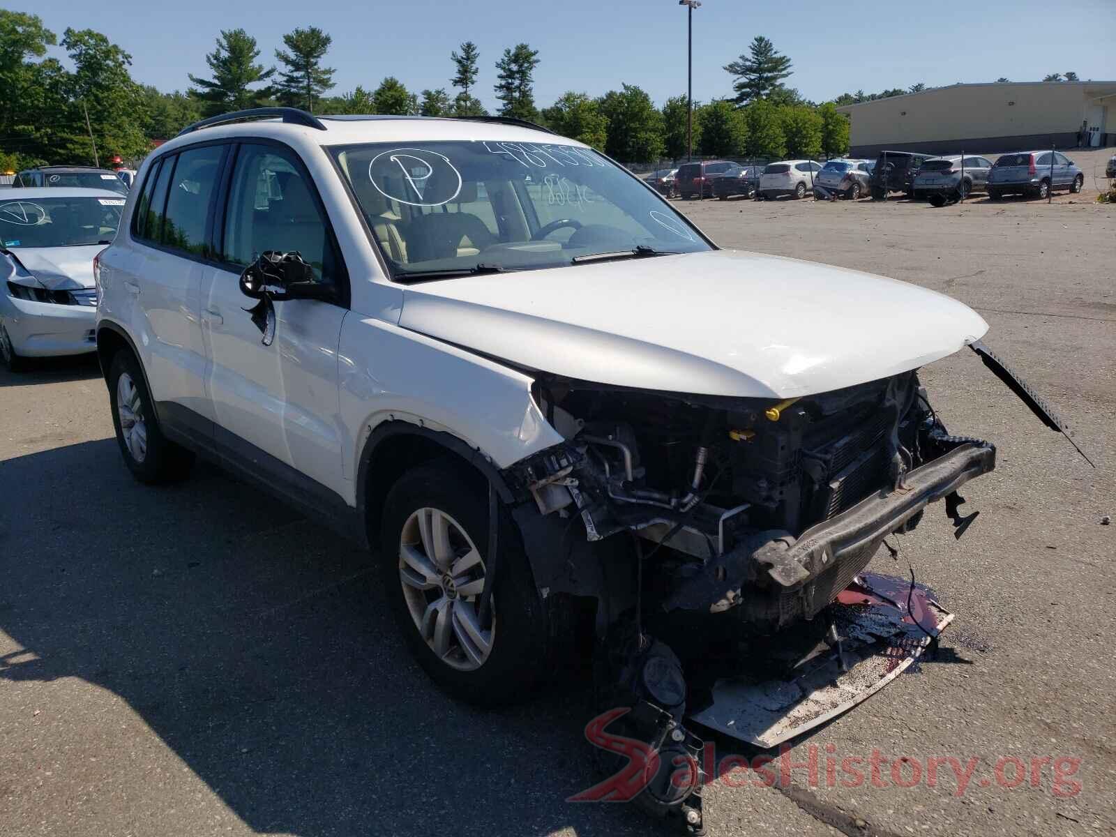 WVGBV7AX2GW611407 2016 VOLKSWAGEN TIGUAN