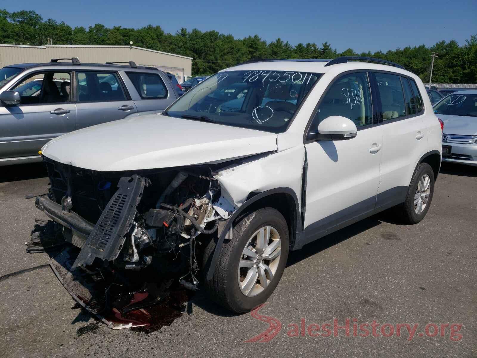 WVGBV7AX2GW611407 2016 VOLKSWAGEN TIGUAN