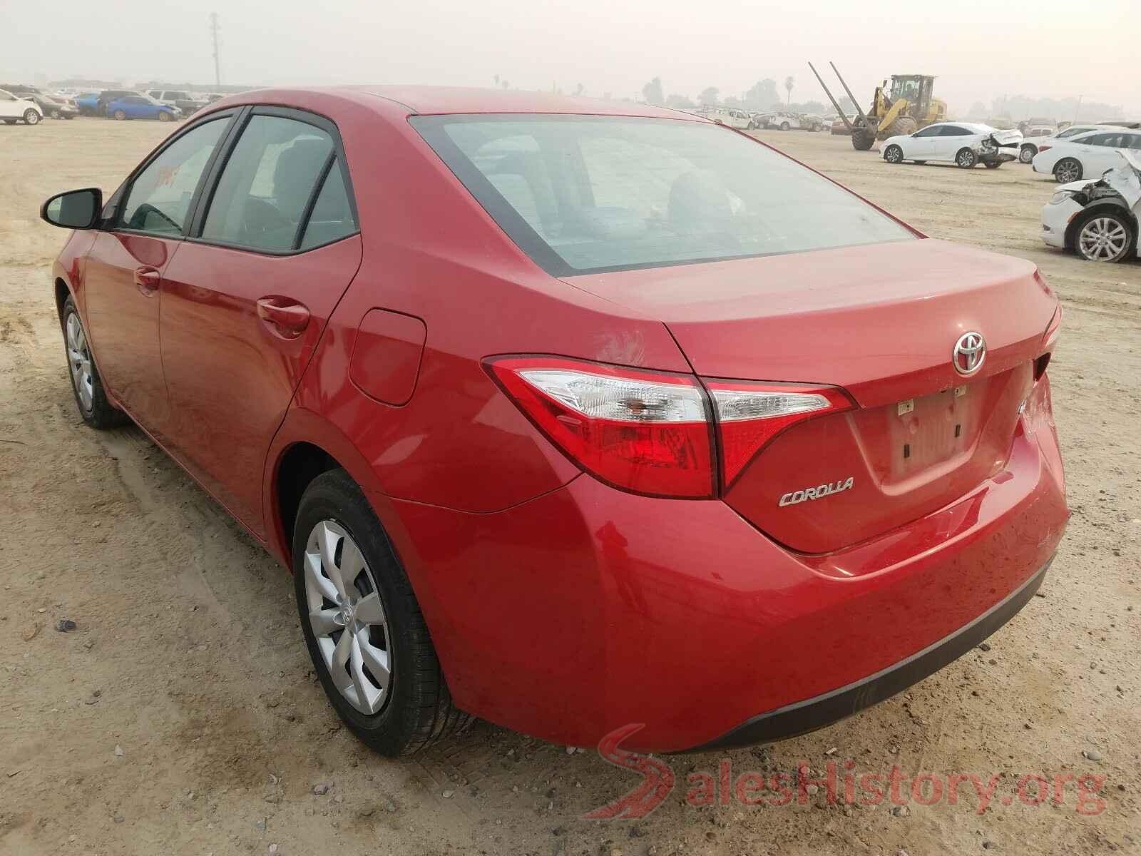 5YFBURHE9GP395250 2016 TOYOTA COROLLA