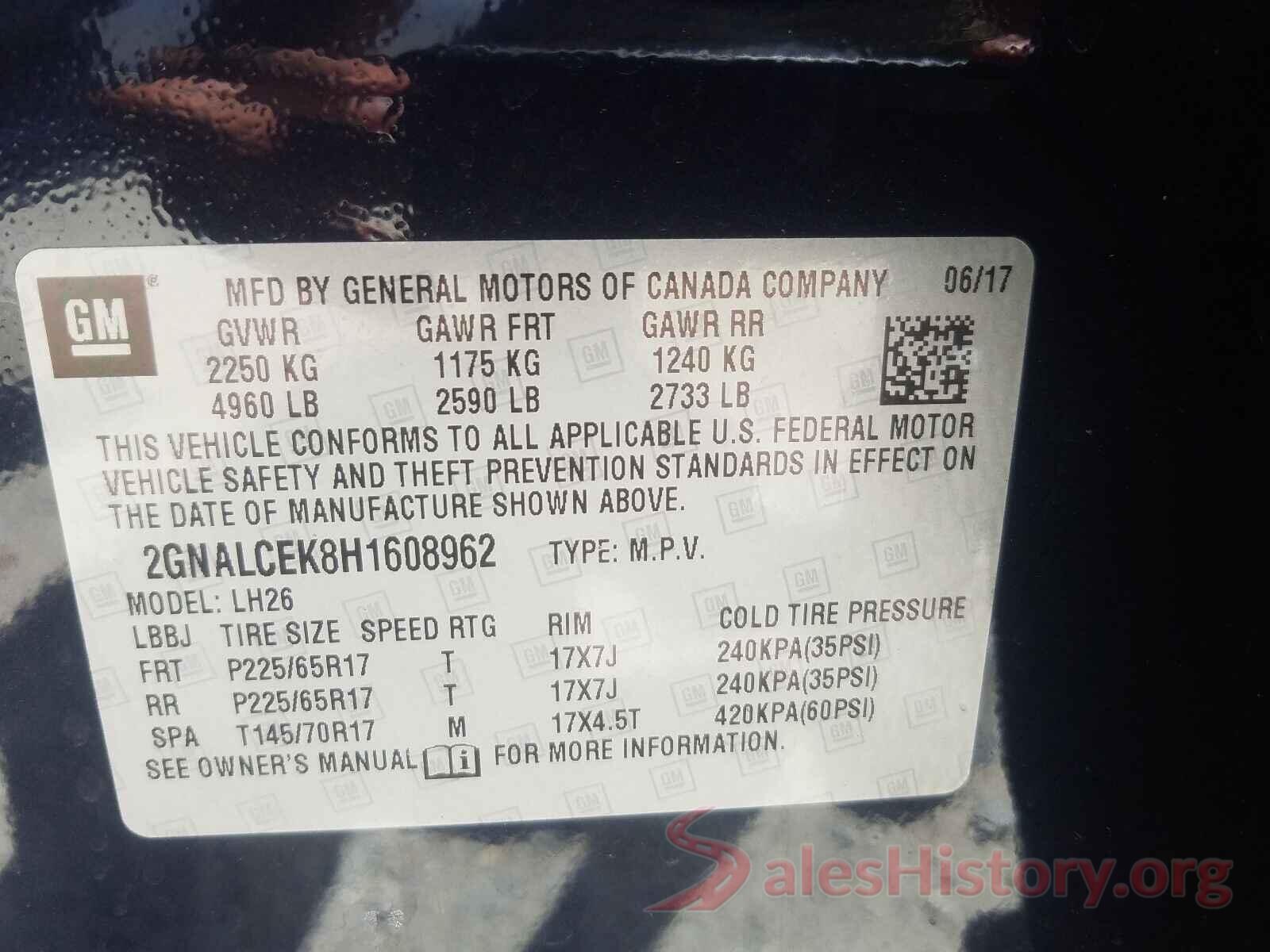 2GNALCEK8H1608962 2017 CHEVROLET EQUINOX