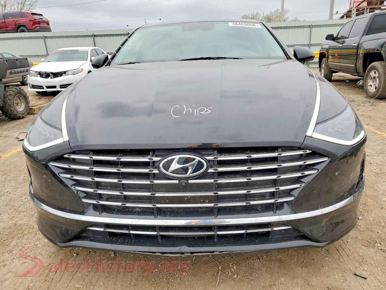 2020 HYUNDAI SONATA VIN KMHL54JJ8LA015336, rear view