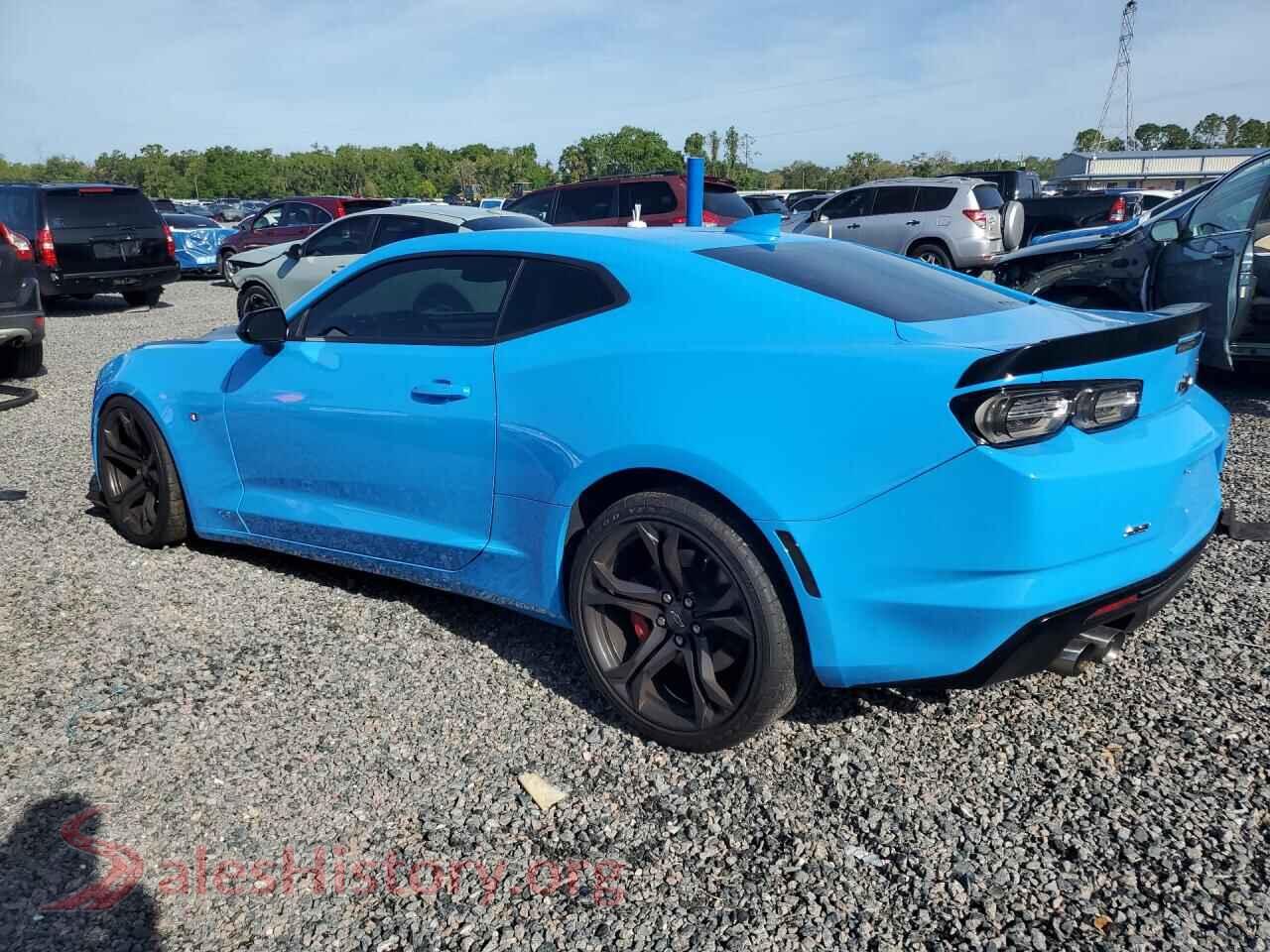 2022 CHEVROLET CAMARO VIN 1G1FF1R79N0107935, front view