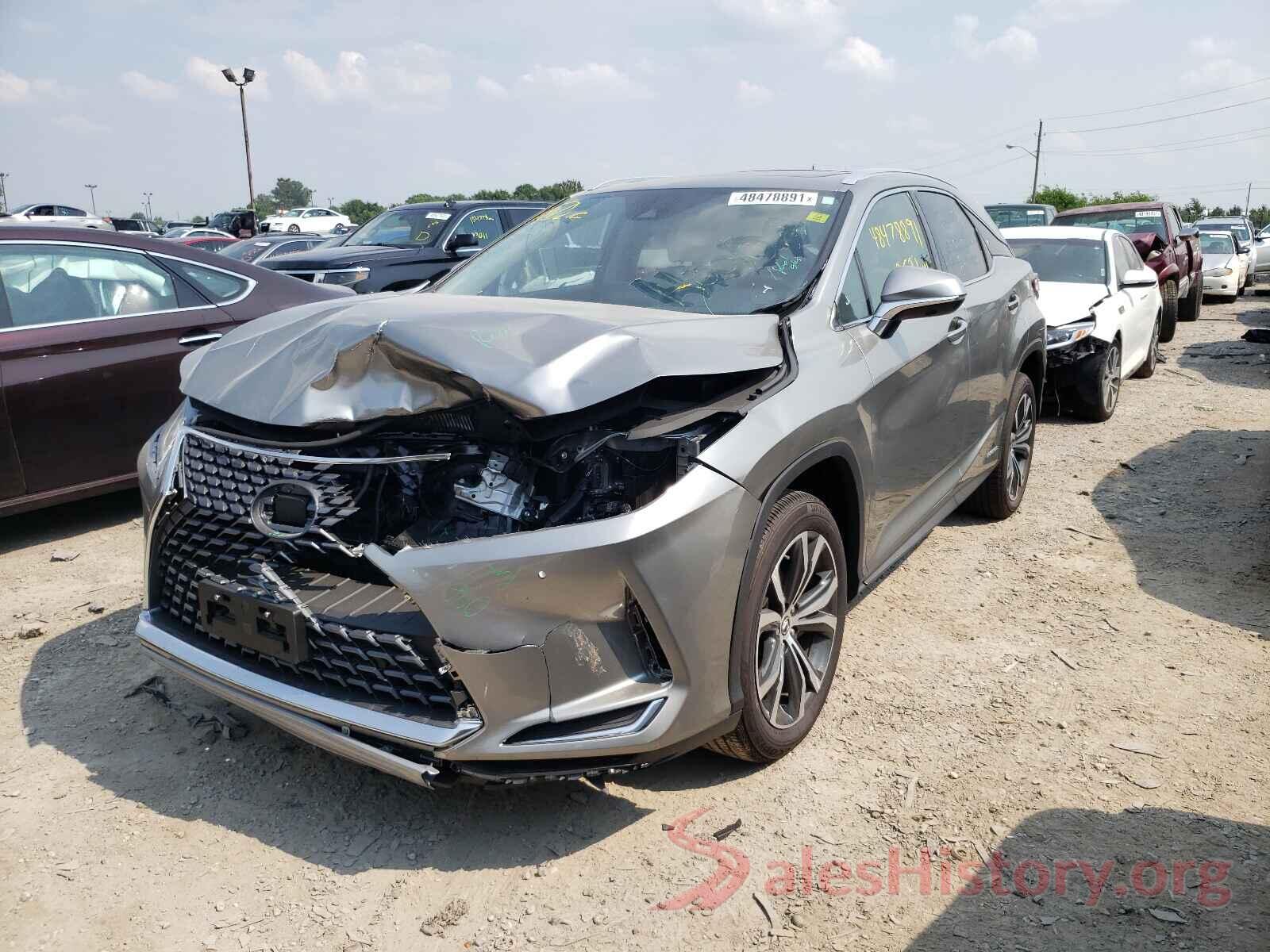 2T2HGMDAXLC053447 2020 LEXUS RX450