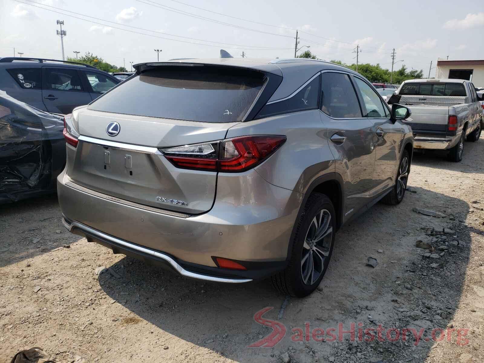 2T2HGMDAXLC053447 2020 LEXUS RX450