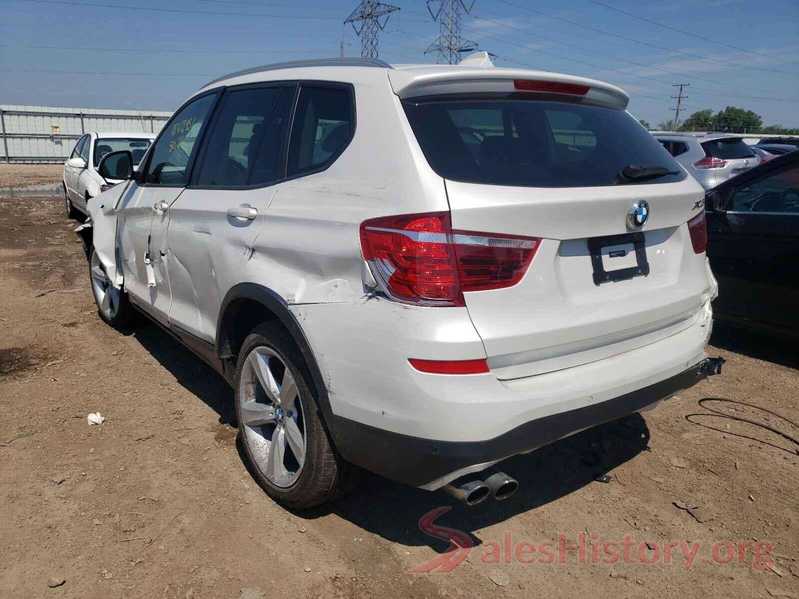 5UXWX9C52H0D98438 2017 BMW X3