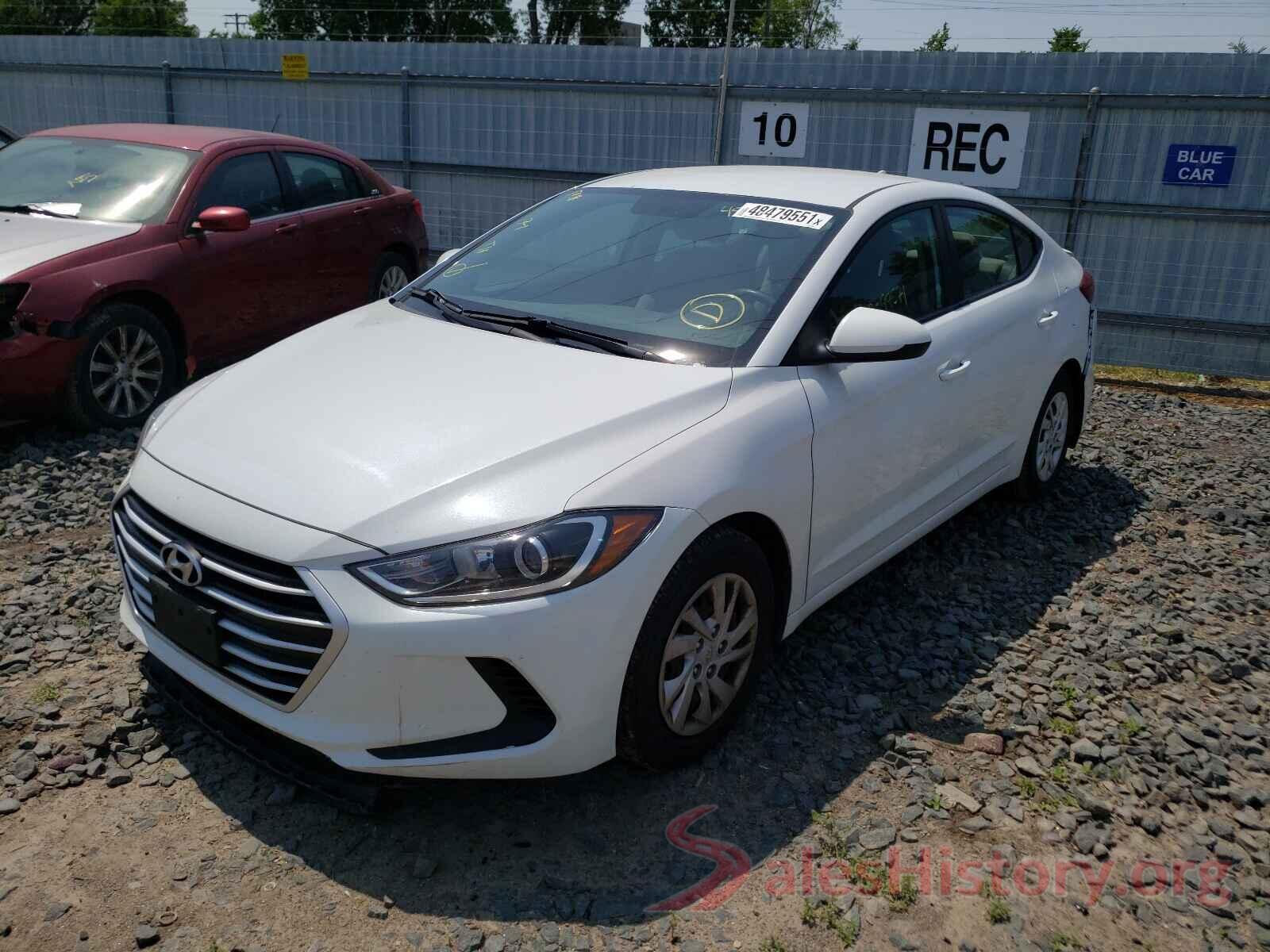 5NPD74LF1HH175196 2017 HYUNDAI ELANTRA