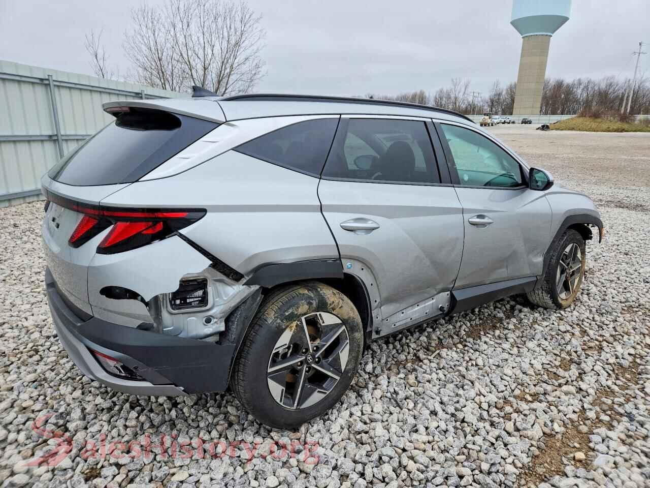 2025 HYUNDAI TUCSON VIN 5NMJB3DE9SH530105, right side view