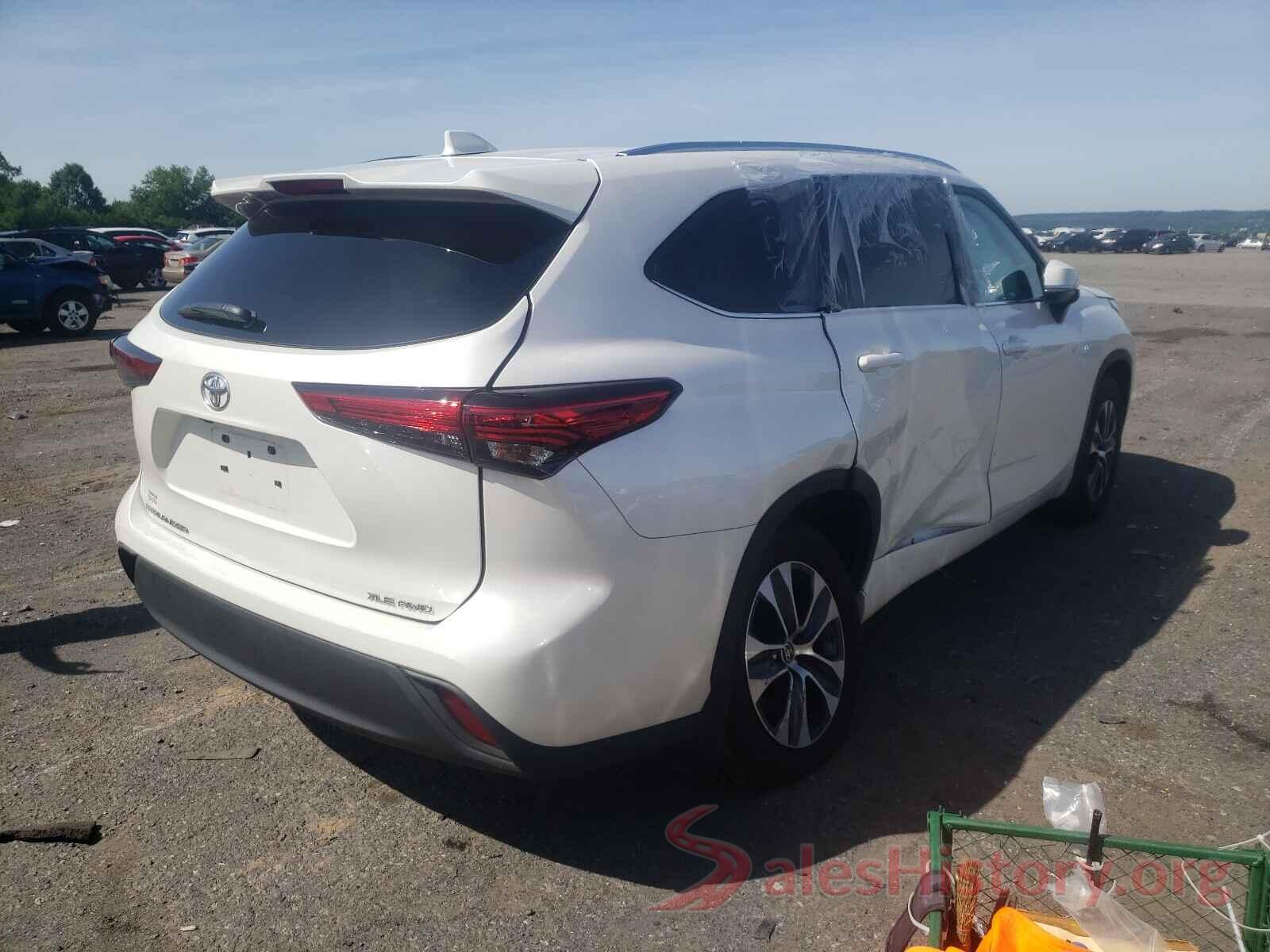 5TDGZRBH1MS532596 2021 TOYOTA HIGHLANDER