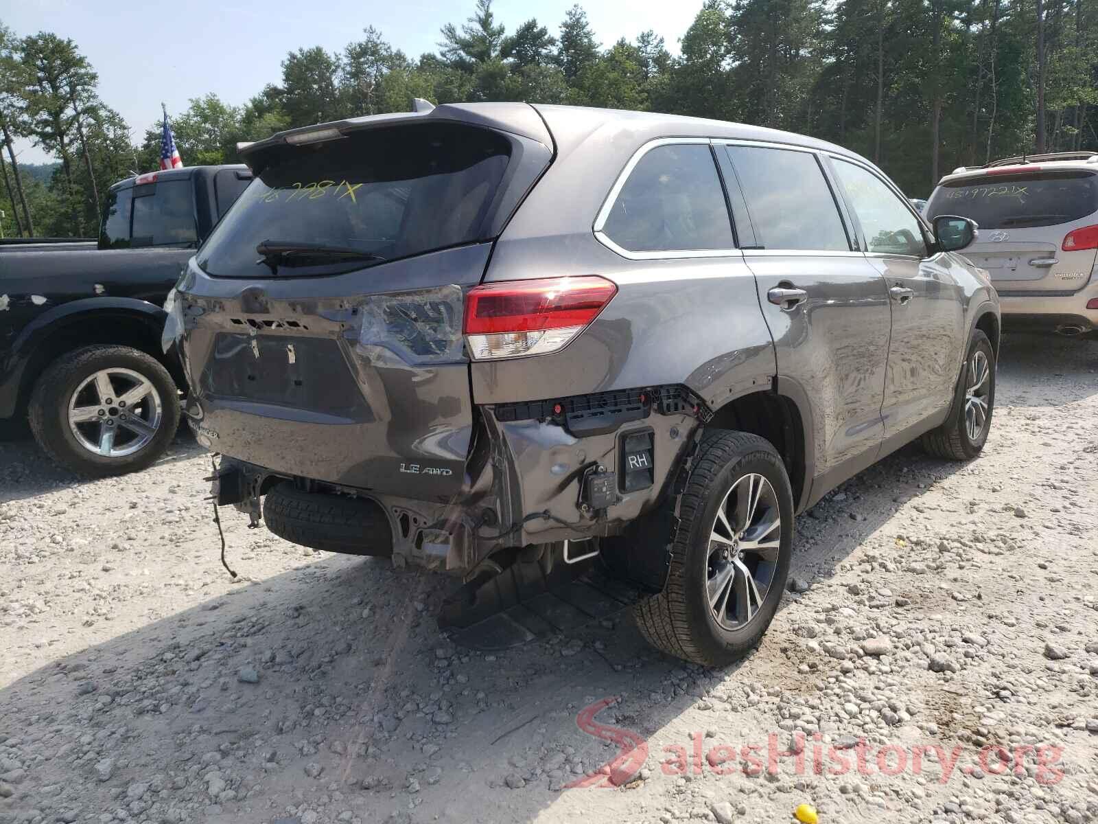 5TDBZRFHXKS984807 2019 TOYOTA HIGHLANDER