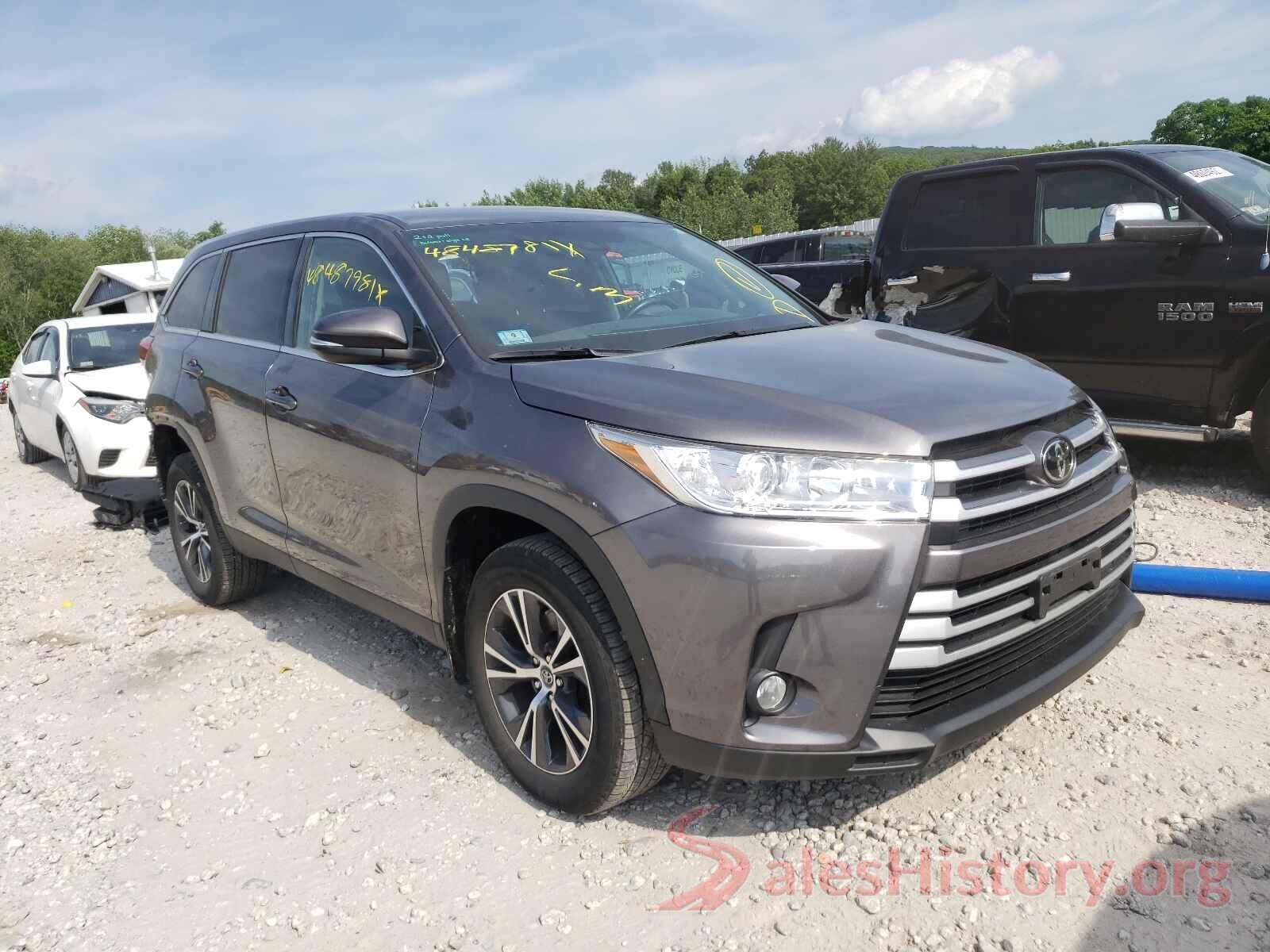 5TDBZRFHXKS984807 2019 TOYOTA HIGHLANDER