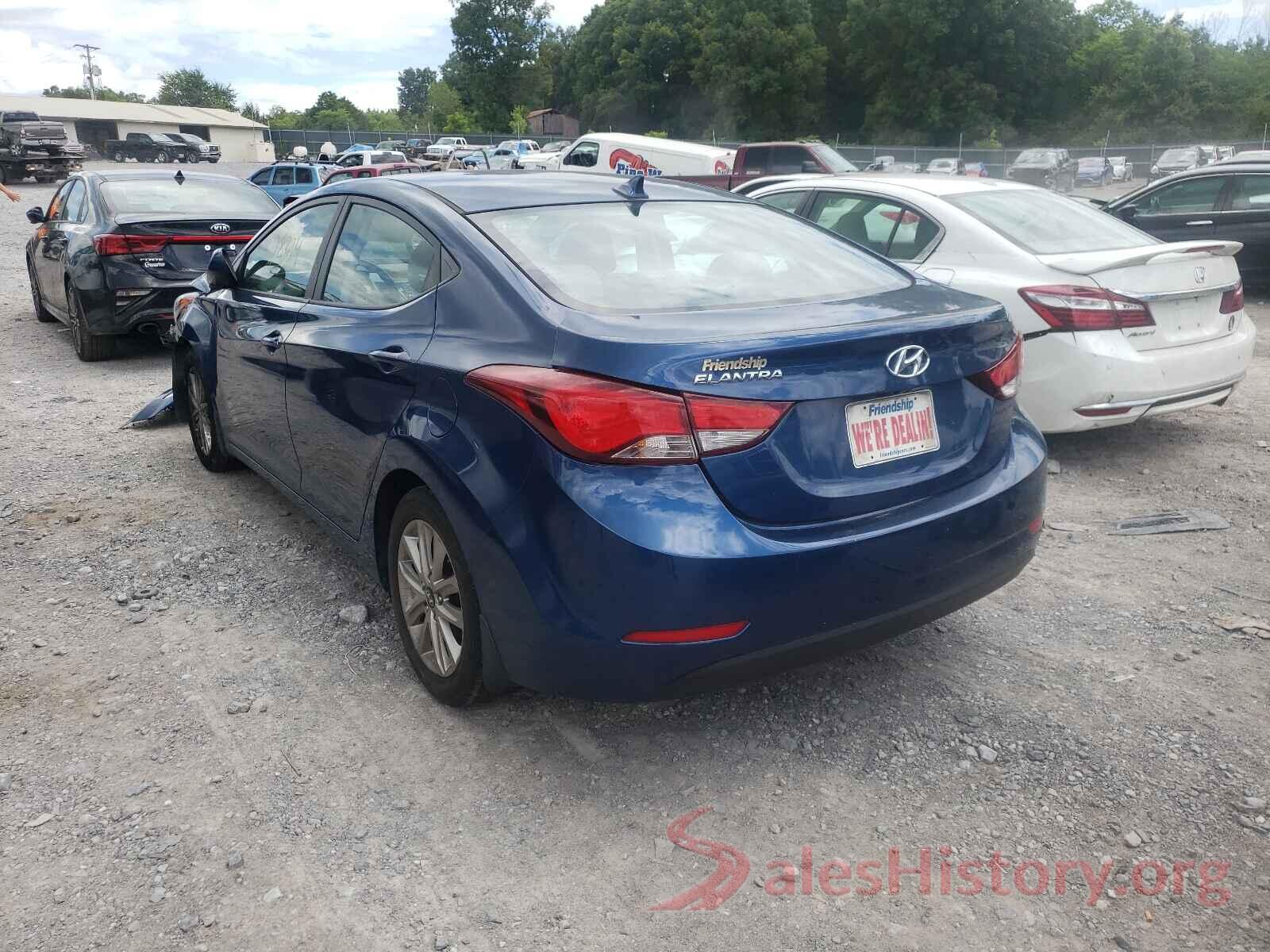 KMHDH4AE9GU501754 2016 HYUNDAI ELANTRA