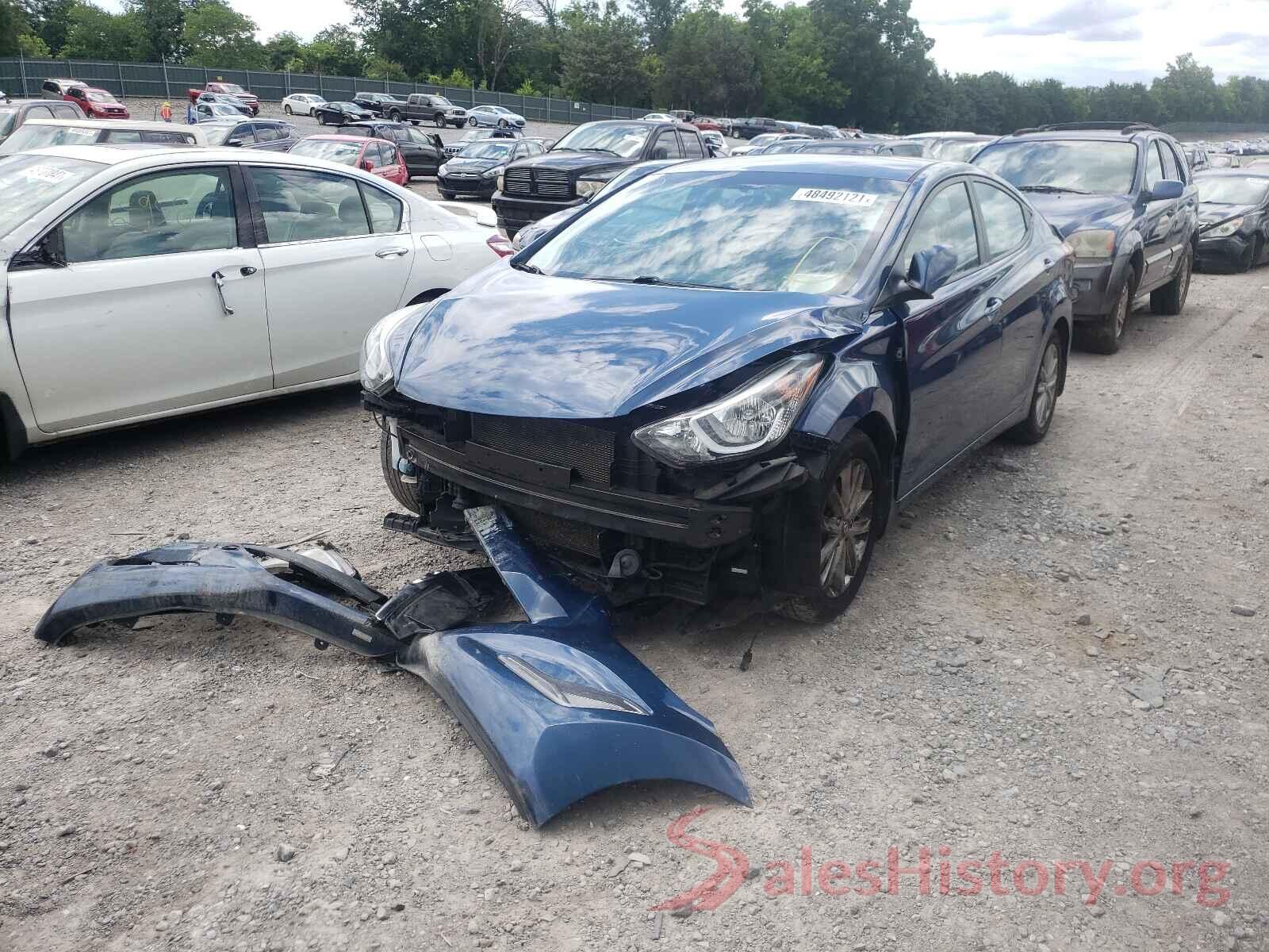 KMHDH4AE9GU501754 2016 HYUNDAI ELANTRA