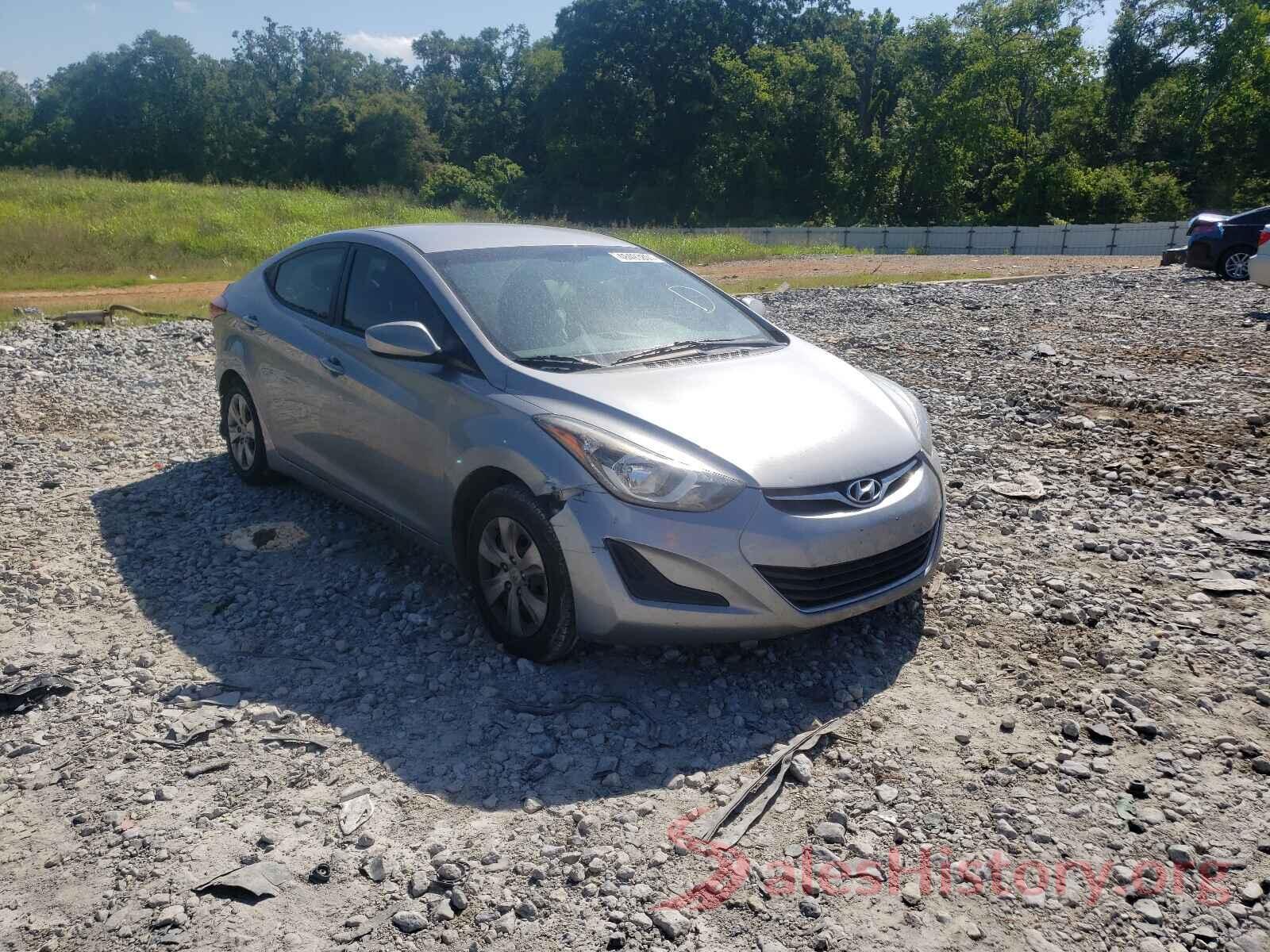 5NPDH4AE9GH741496 2016 HYUNDAI ELANTRA