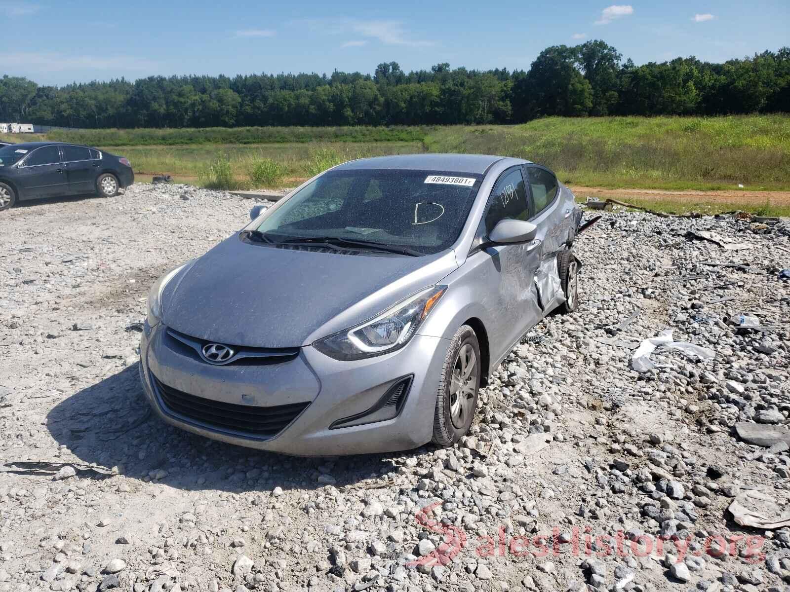 5NPDH4AE9GH741496 2016 HYUNDAI ELANTRA