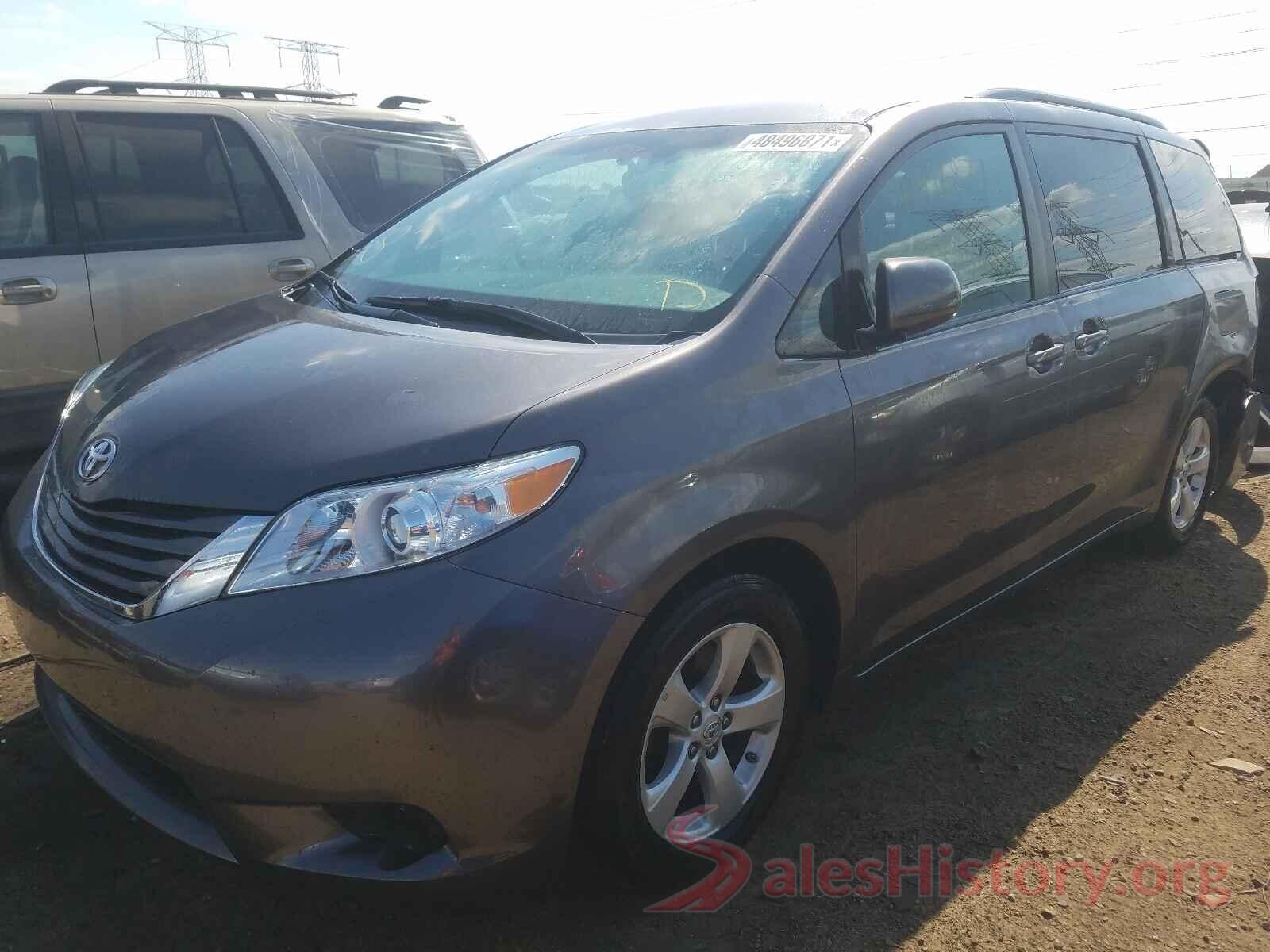 5TDKZ3DC8HS853209 2017 TOYOTA SIENNA