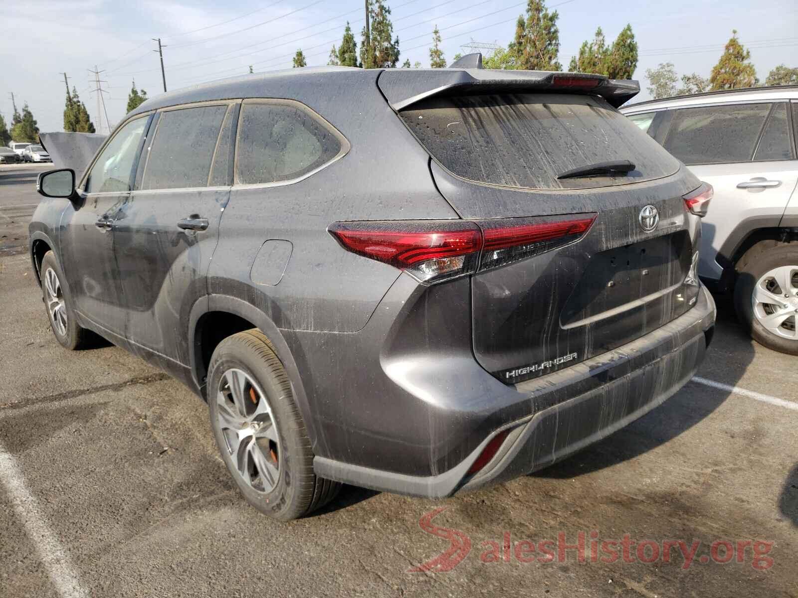 5TDGZRAH1LS005187 2020 TOYOTA HIGHLANDER