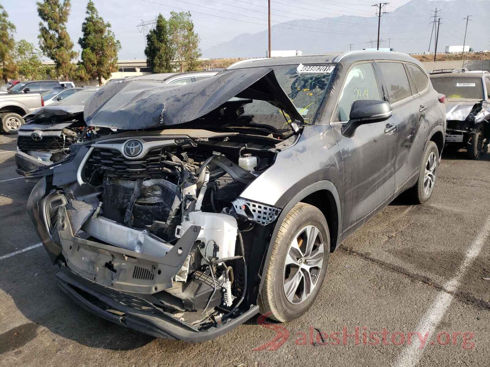 5TDGZRAH1LS005187 2020 TOYOTA HIGHLANDER