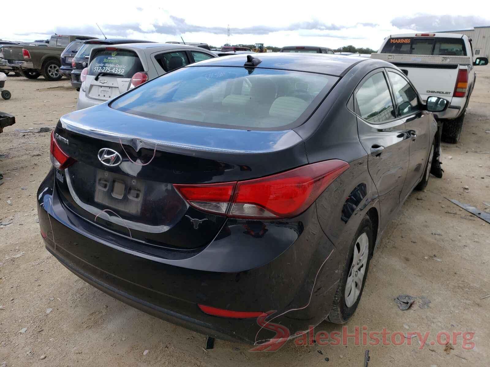 5NPDH4AE3GH663751 2016 HYUNDAI ELANTRA