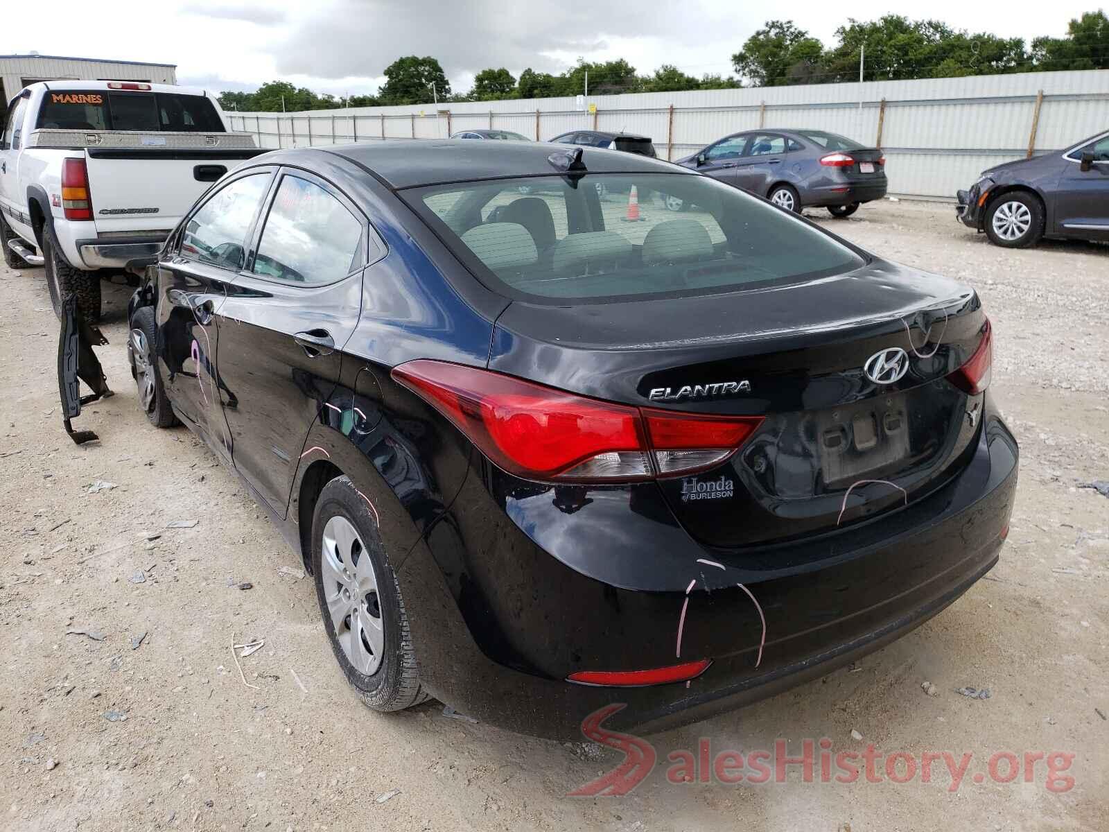 5NPDH4AE3GH663751 2016 HYUNDAI ELANTRA