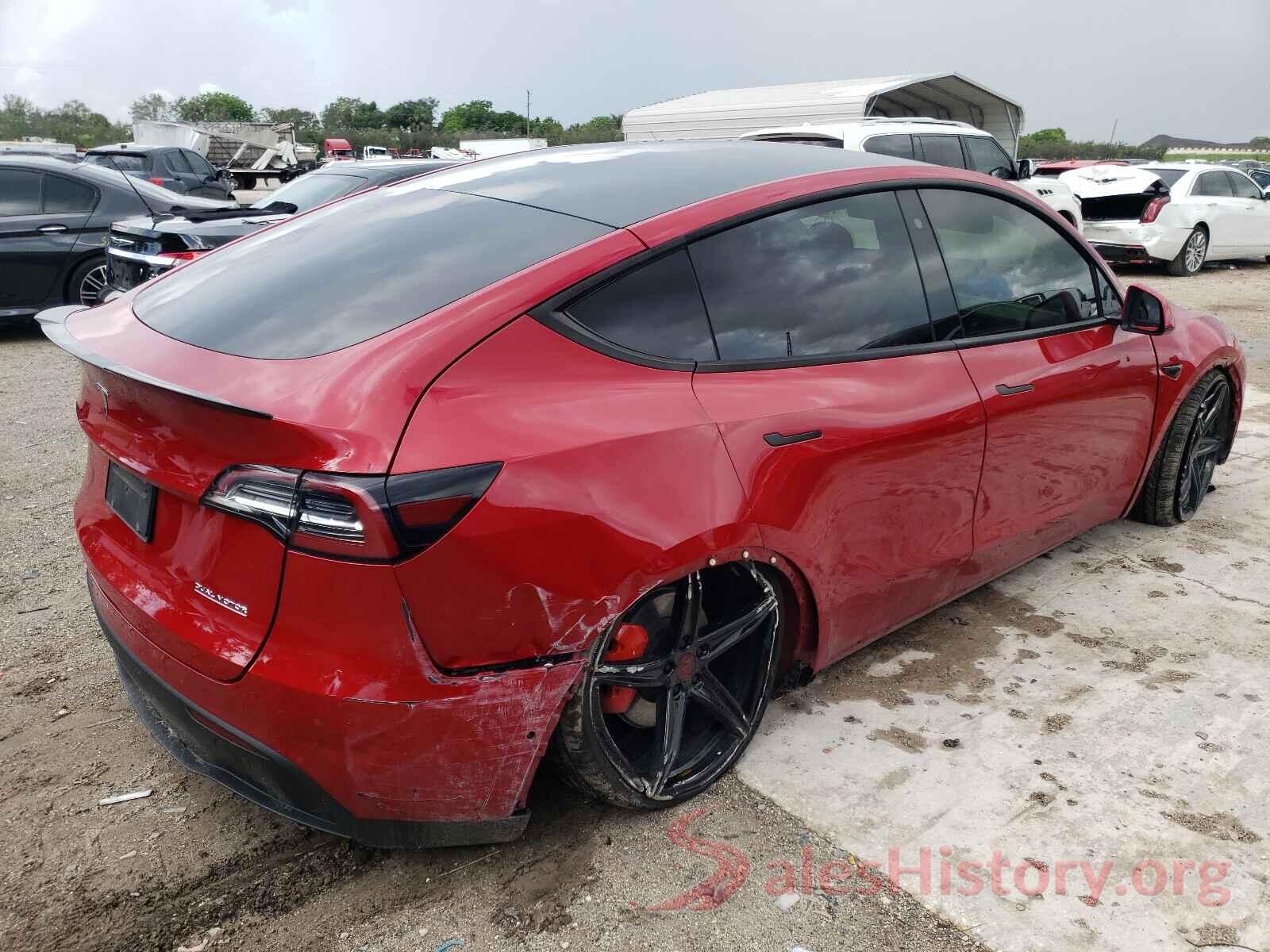 5YJYGDEF8LF013216 2020 TESLA MODEL Y