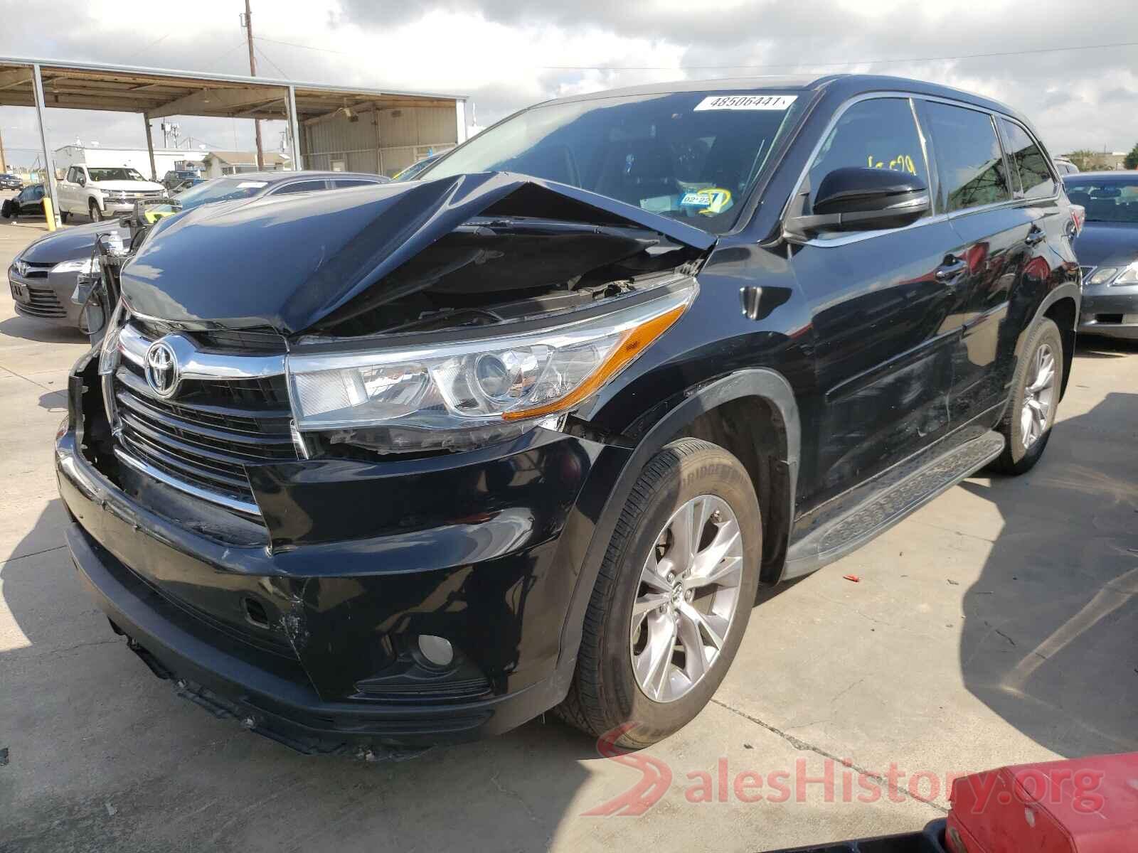 5TDZKRFH0GS137580 2016 TOYOTA HIGHLANDER