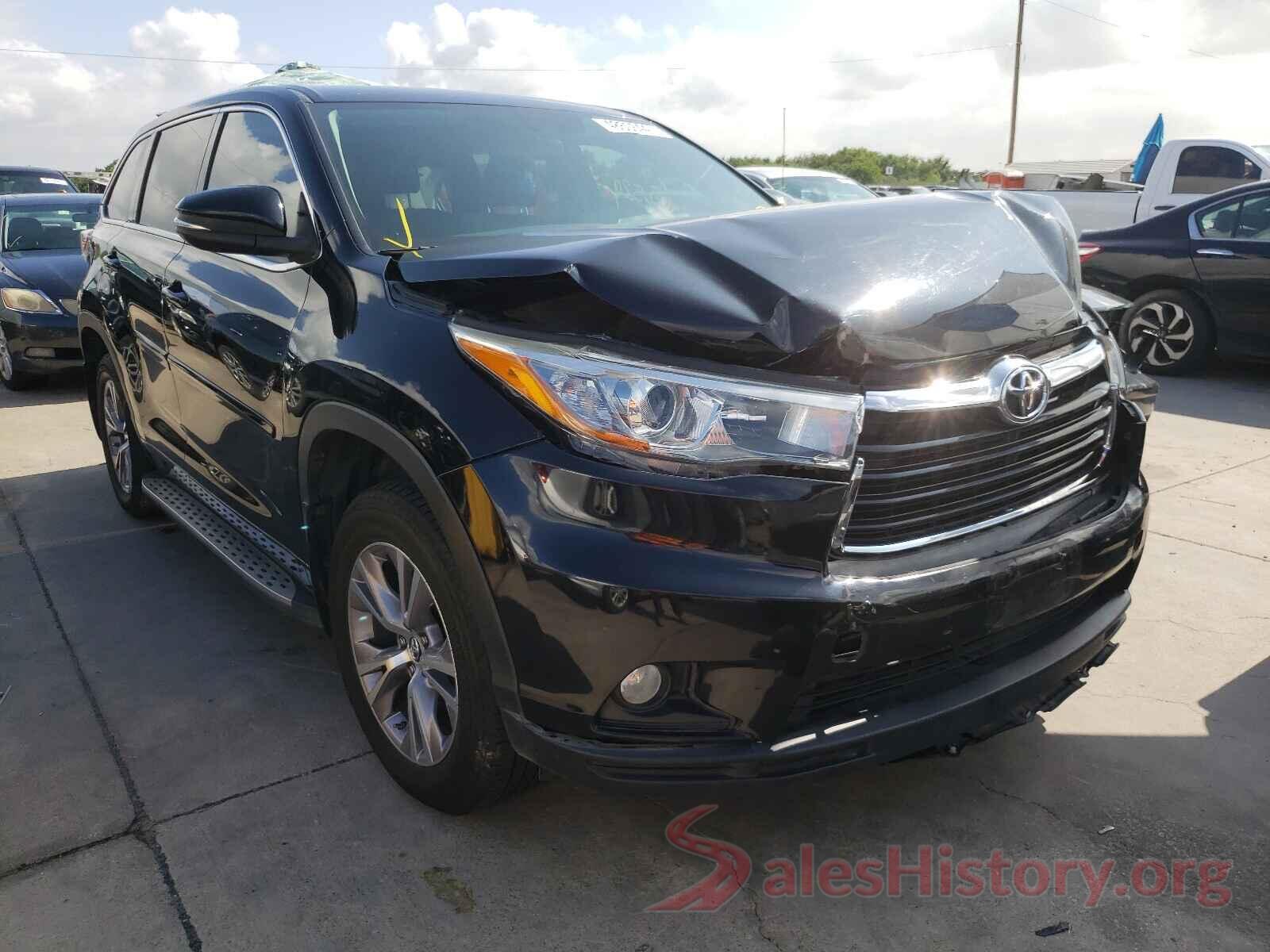 5TDZKRFH0GS137580 2016 TOYOTA HIGHLANDER