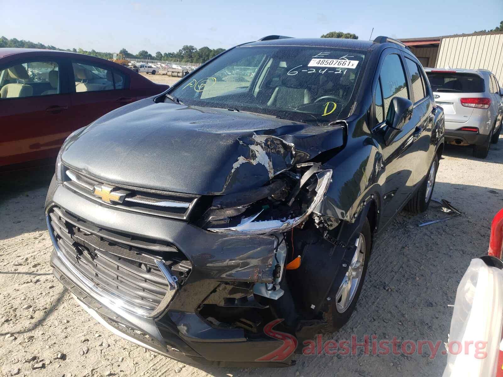 3GNCJLSB4KL278407 2019 CHEVROLET TRAX