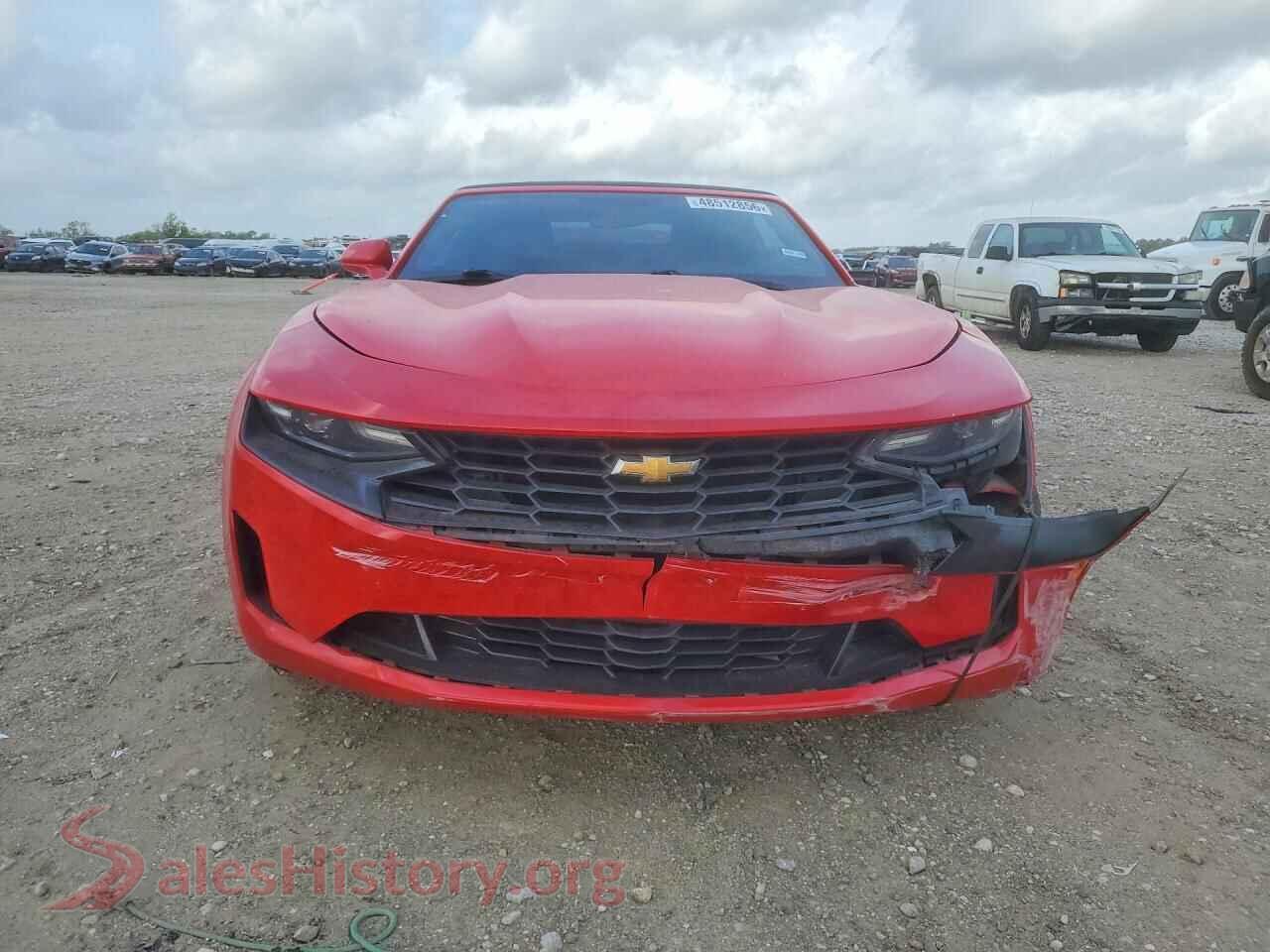 2020 CHEVROLET CAMARO VIN 1G1FB3DS4L0105428, rear view