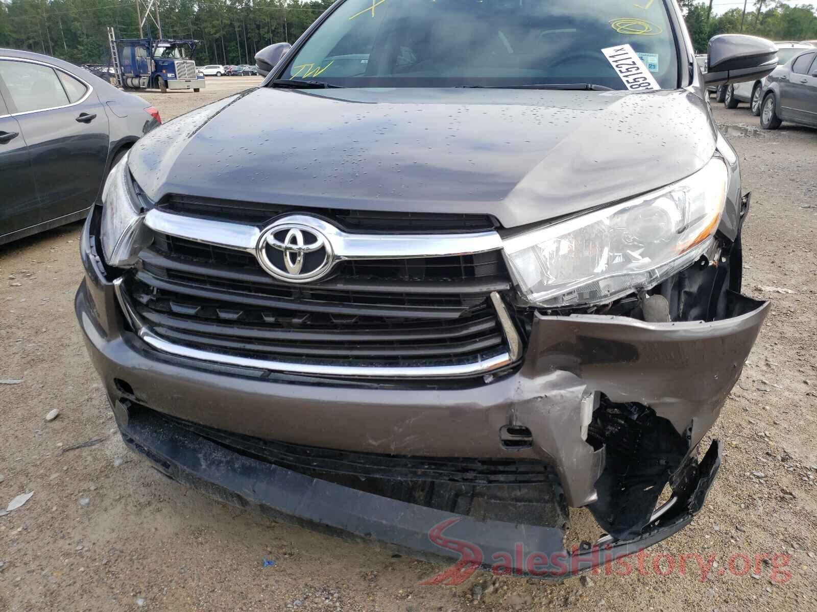 5TDKKRFH6GS501731 2016 TOYOTA HIGHLANDER