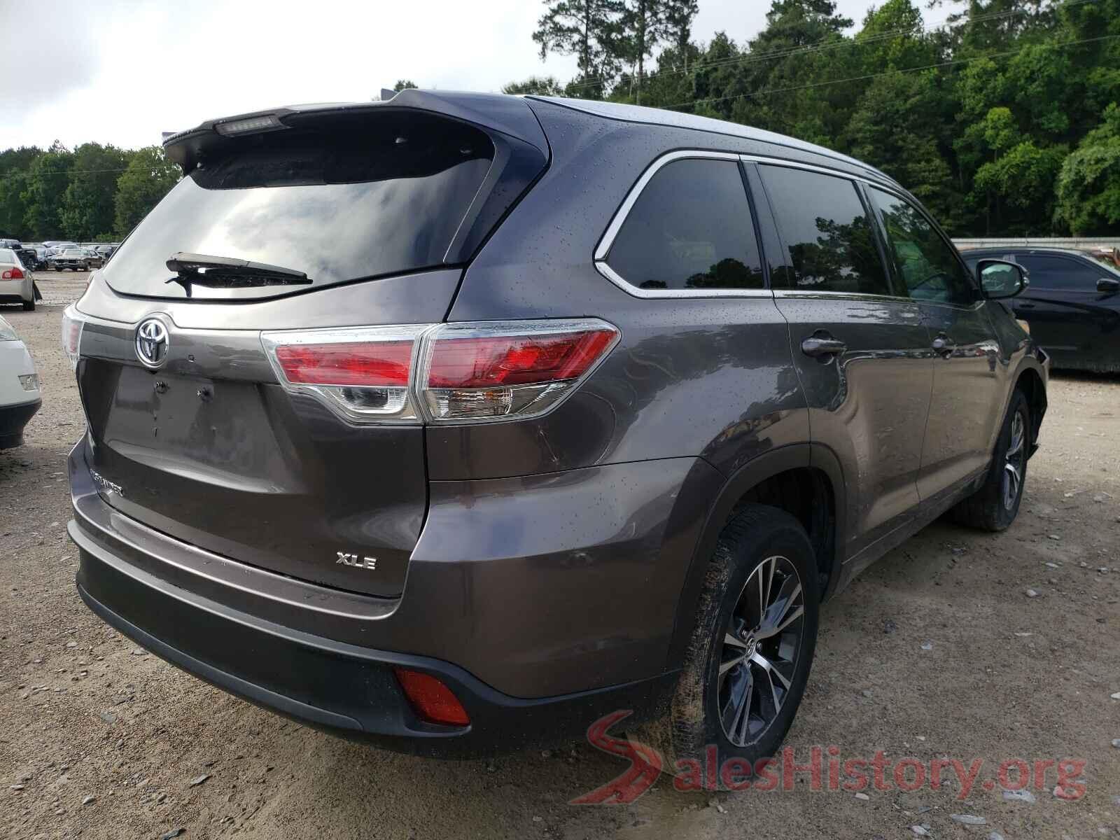 5TDKKRFH6GS501731 2016 TOYOTA HIGHLANDER