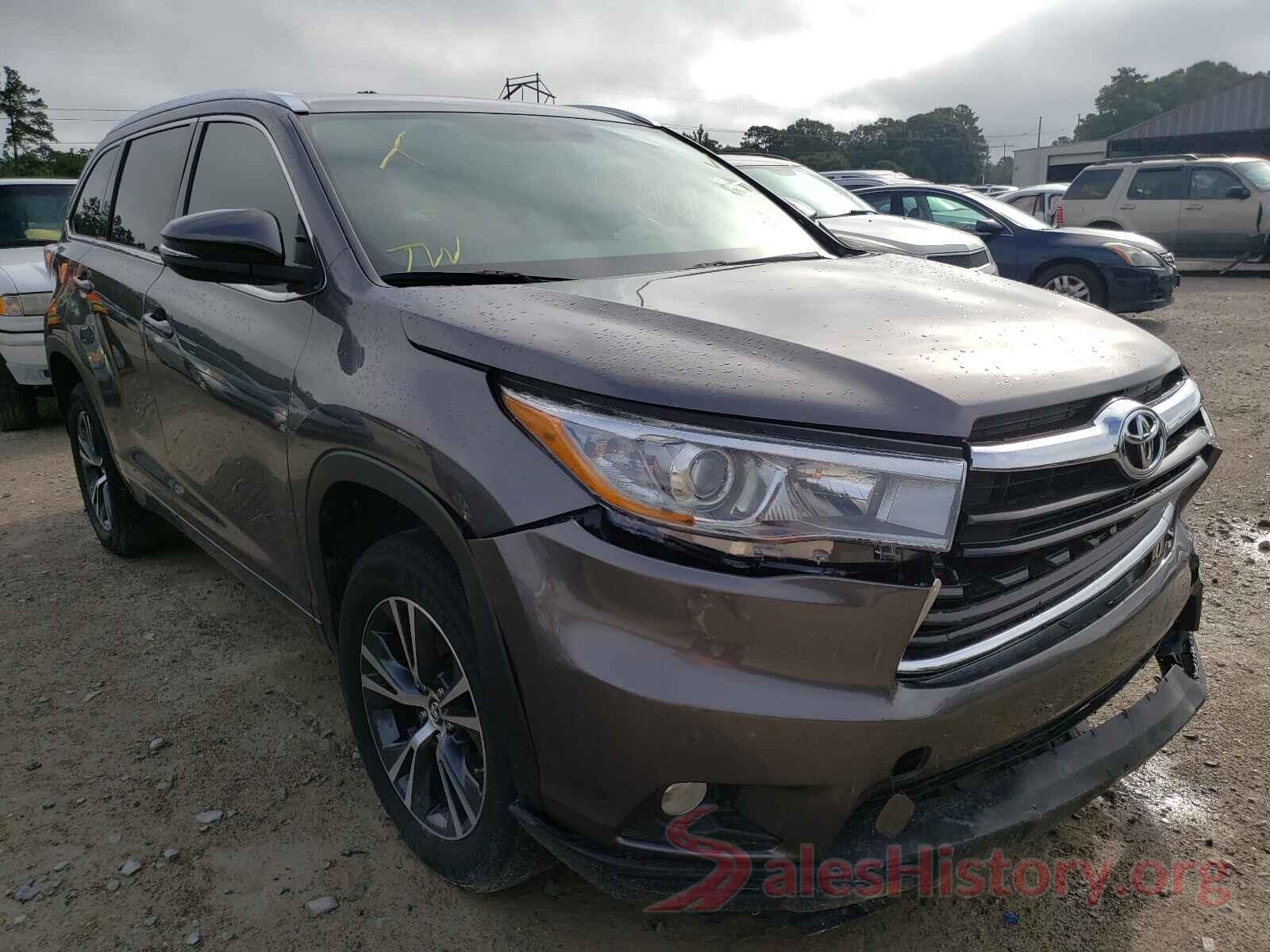 5TDKKRFH6GS501731 2016 TOYOTA HIGHLANDER