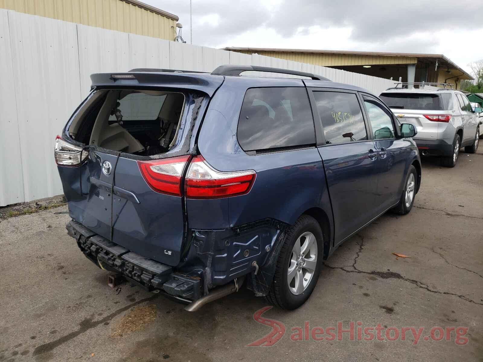 5TDKZ3DC9HS813849 2017 TOYOTA SIENNA