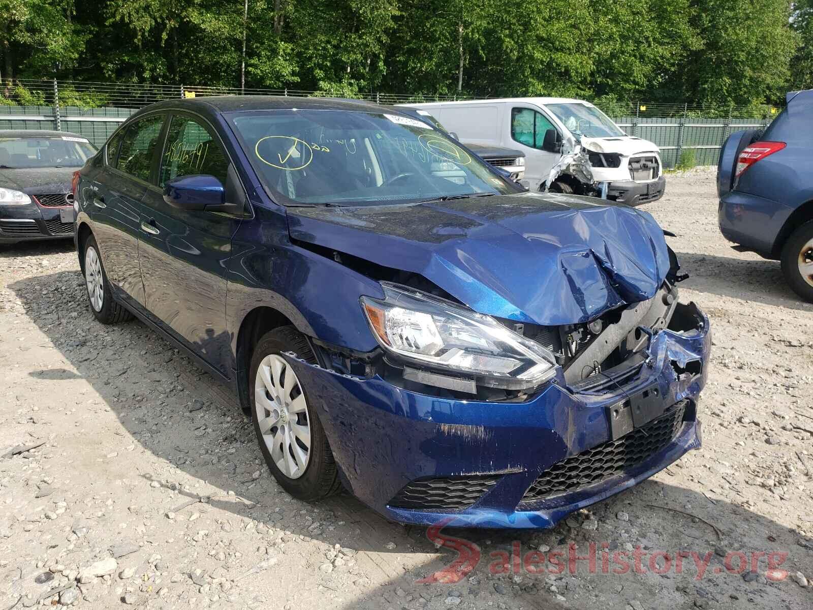 3N1AB7AP1HY393580 2017 NISSAN SENTRA