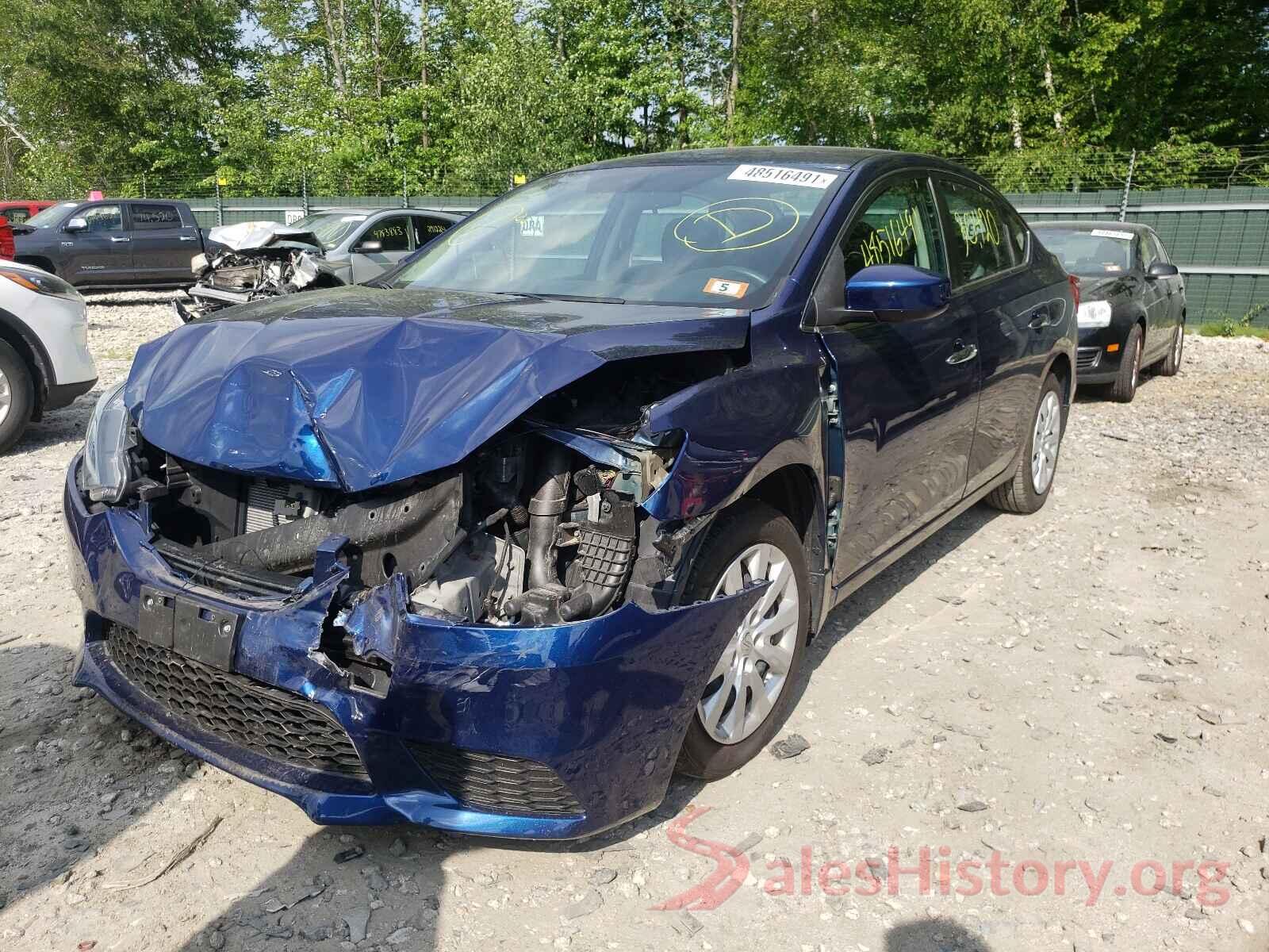 3N1AB7AP1HY393580 2017 NISSAN SENTRA