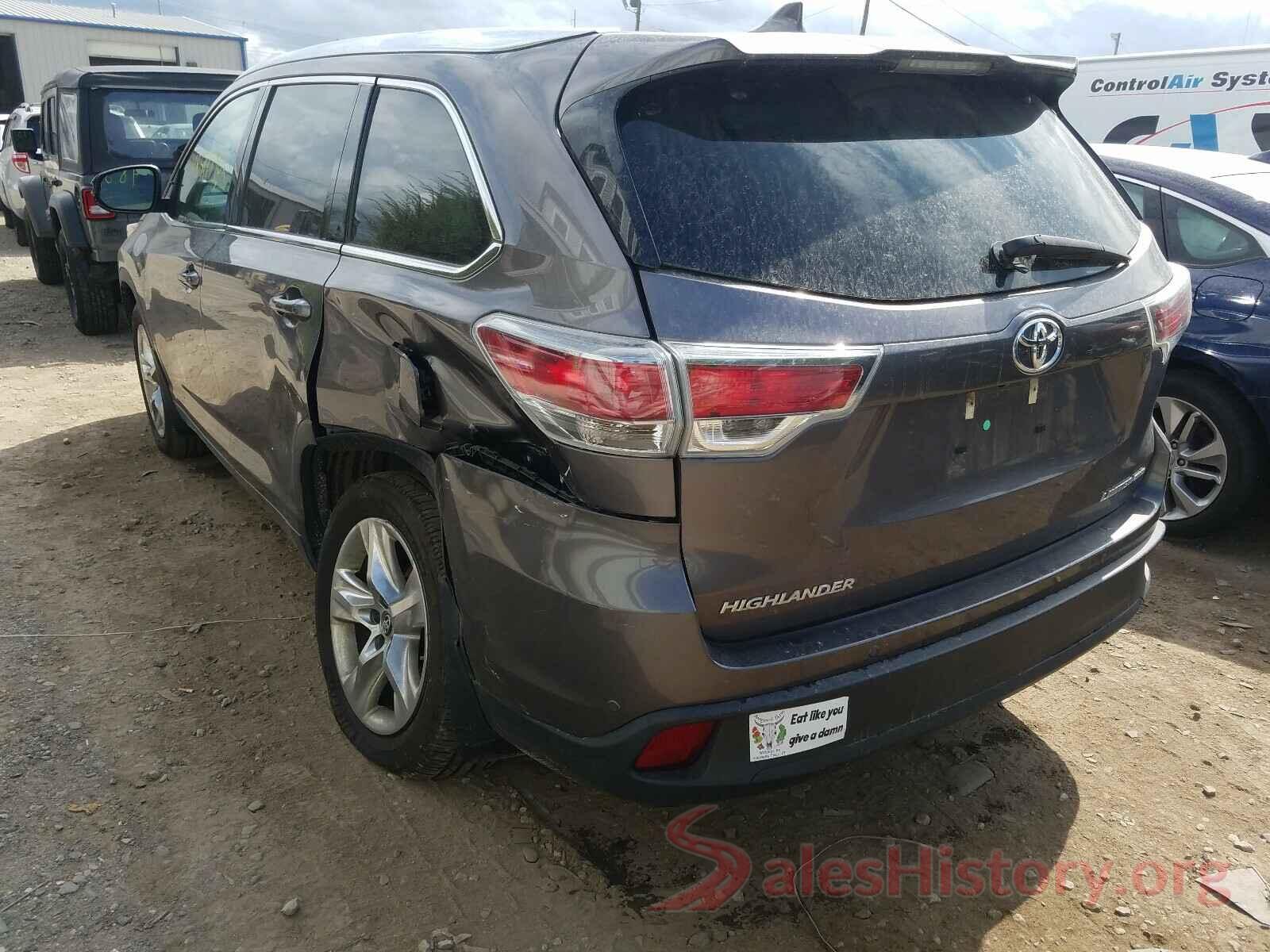 5TDDKRFH1GS332758 2016 TOYOTA HIGHLANDER